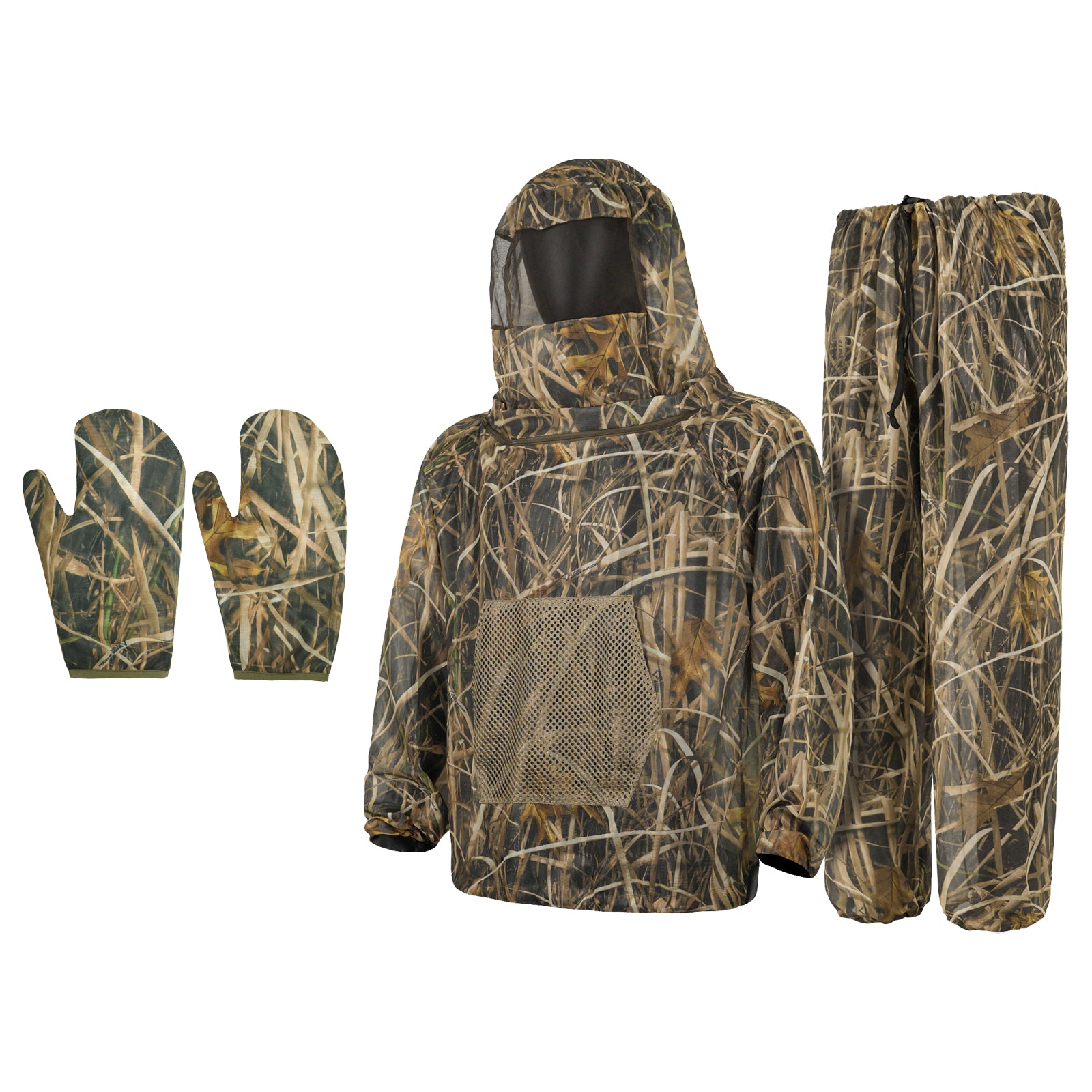 LOOGU Mosquito Suits-Grass Shadow Camo
