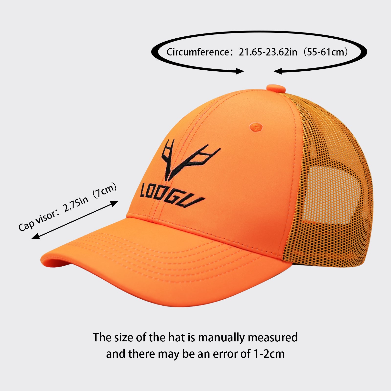 LOOGU Trucker Cap Adjustable Baseball Unisex C10