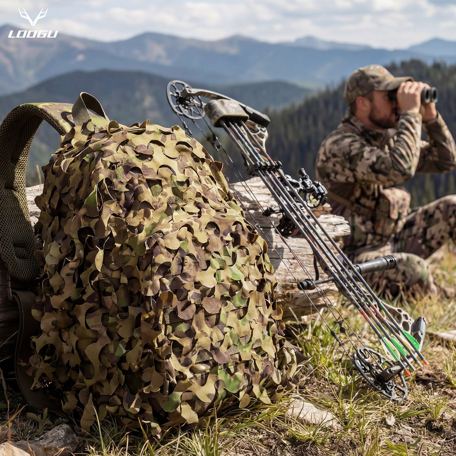 LOOGU Camo Tactical Backpack Cover