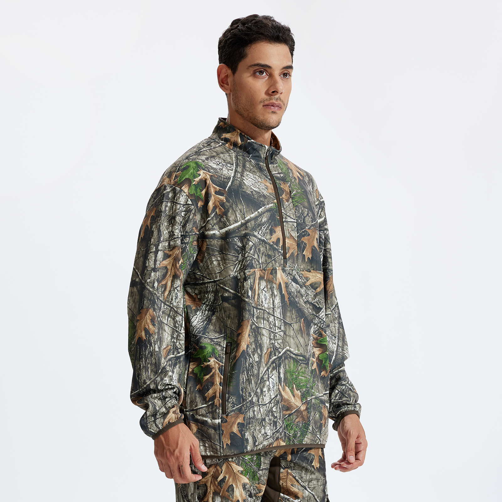 LOOGU Half Zip Hunting Fleece Pullover D30