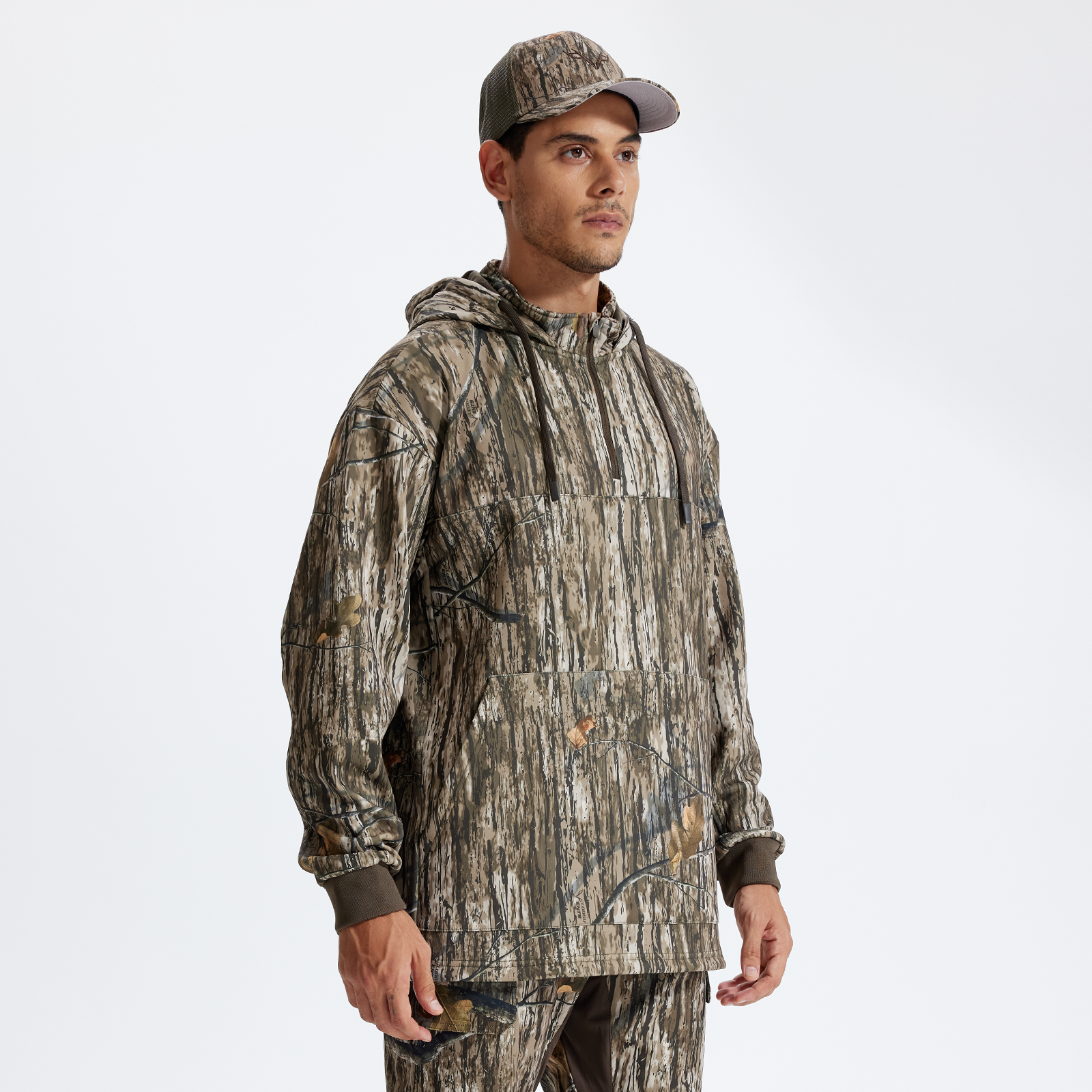 LOOGU Hunting Hoodies Fleece Lining Performance Insulation Pullover D50-1