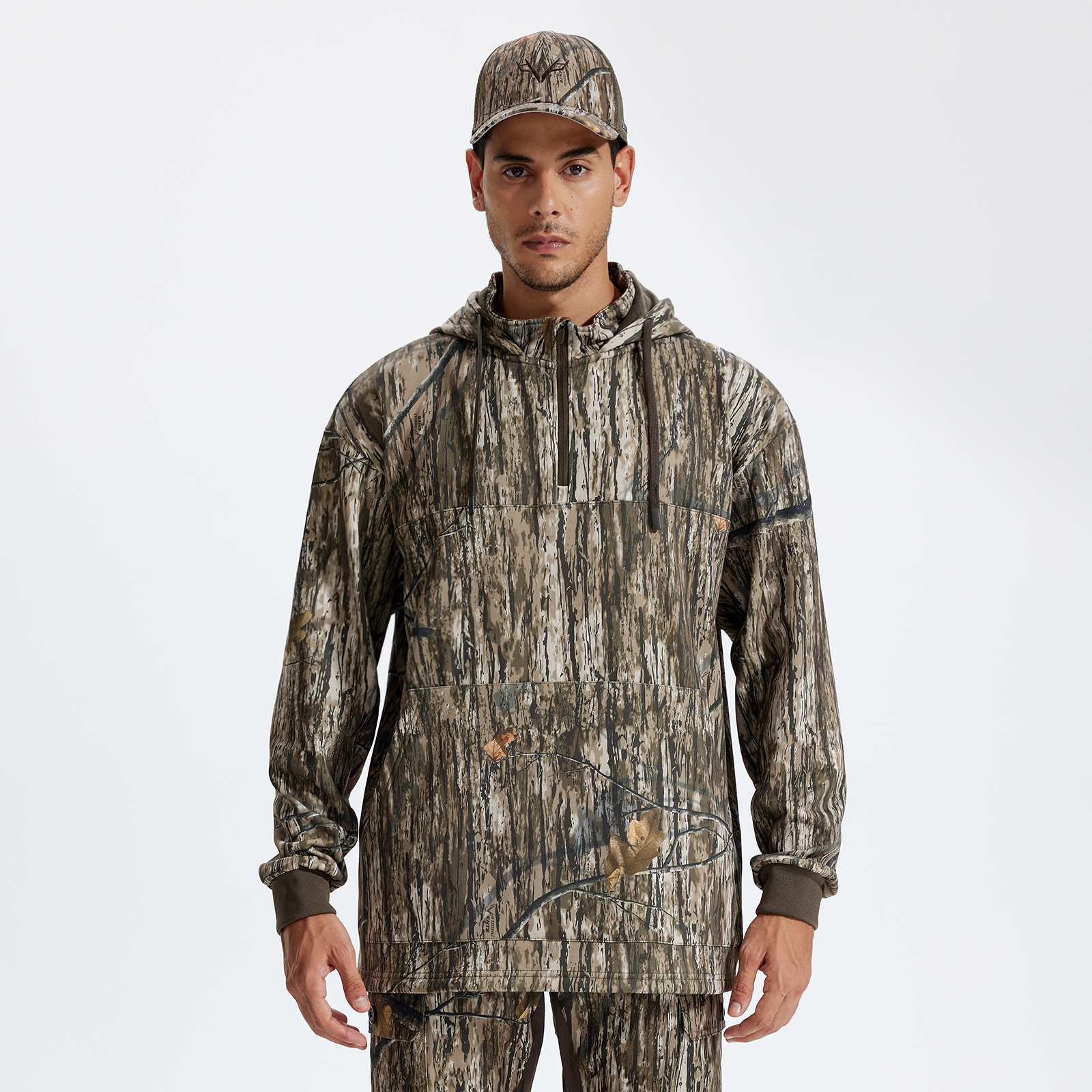 LOOGU Hunting Hoodies Fleece Lining Performance Insulation Pullover D50-1