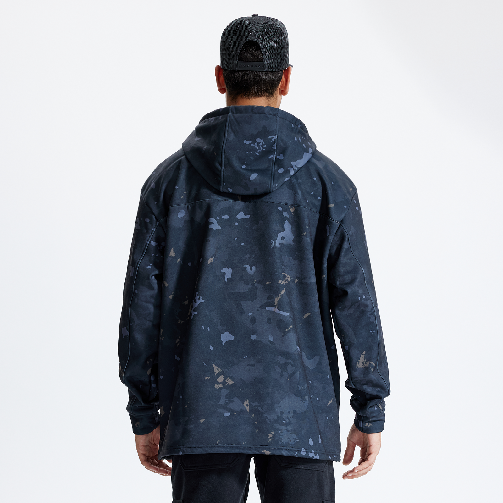 LOOGU Camo Hoodies Fleece Lining Performance Insulation Pullover D50-1