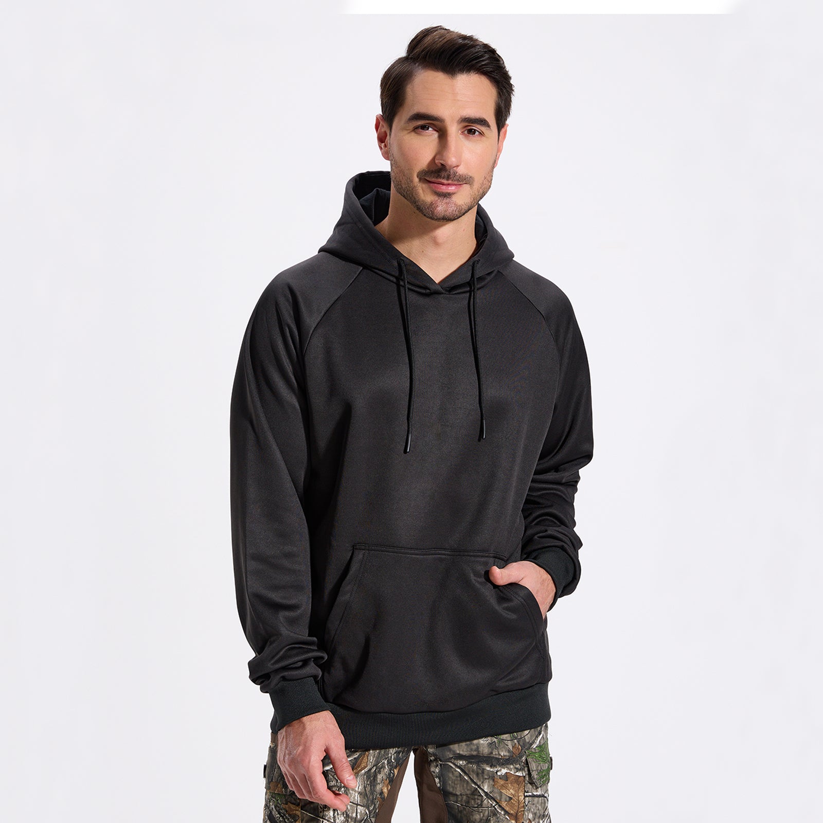 LOOGU Fleece Hoodies Insulation Pullover D60