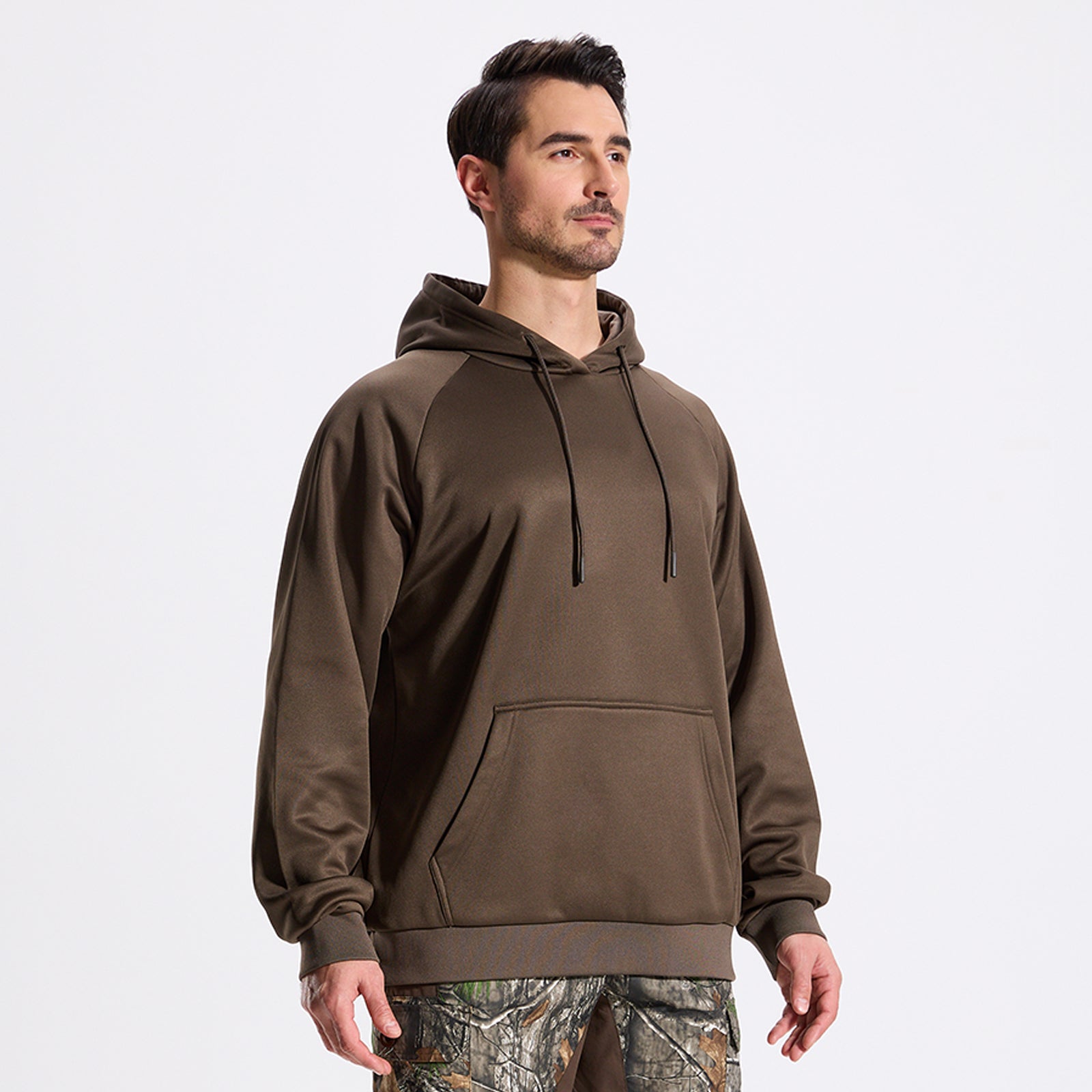 LOOGU Fleece Hoodies Insulation Pullover D60