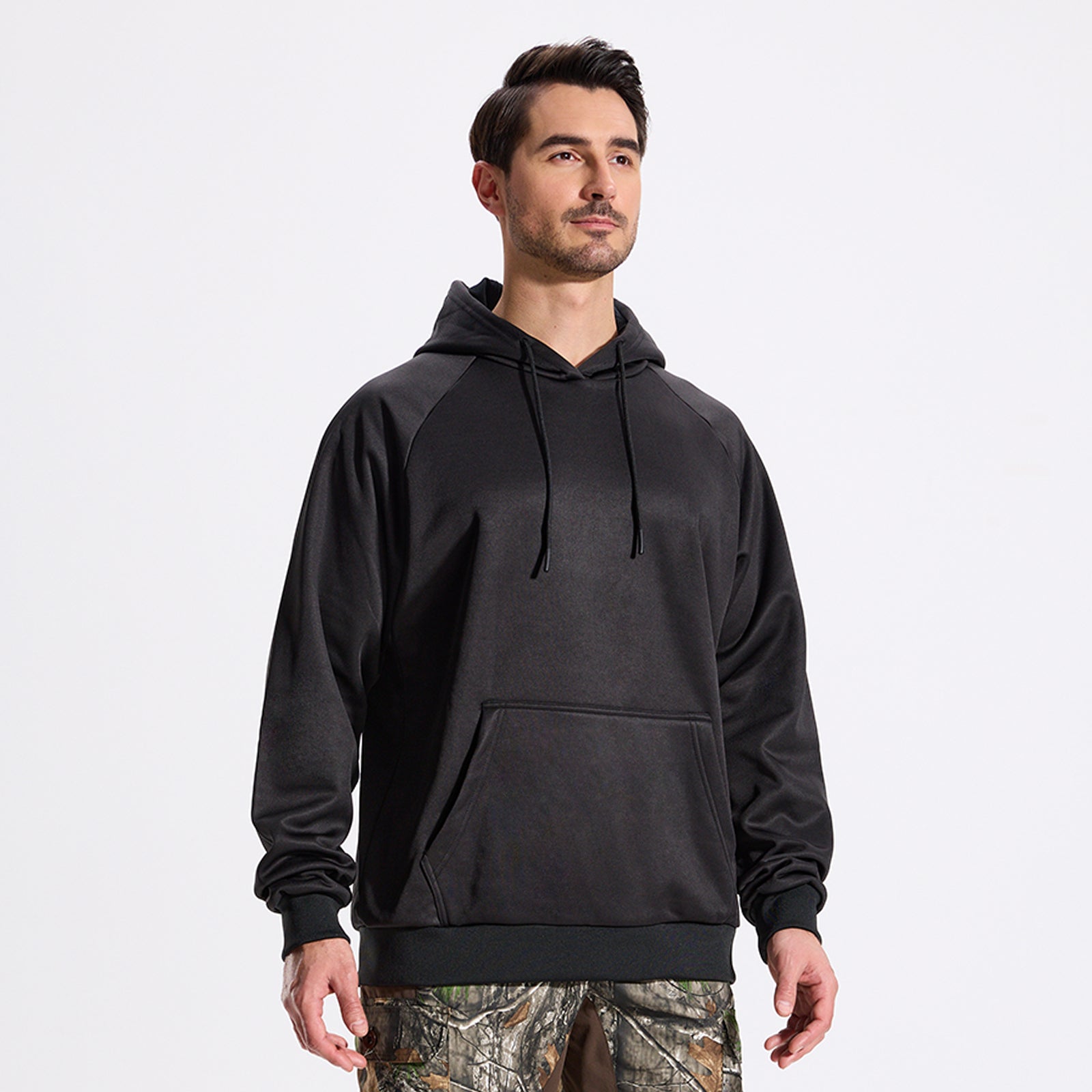 LOOGU Fleece Hoodies Insulation Pullover D60