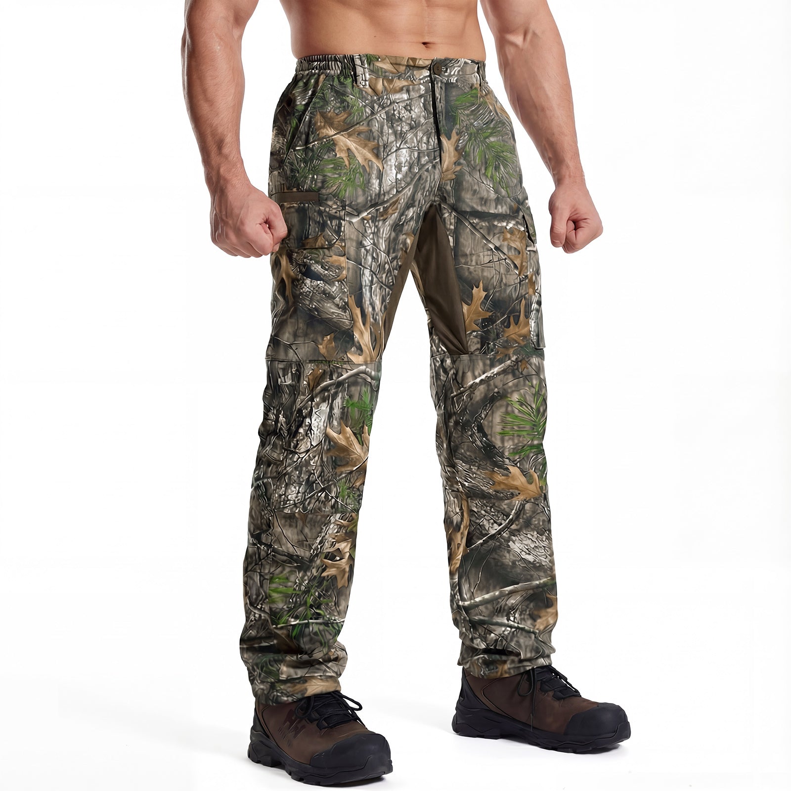 LOOGU Camo Hunting Pants 7 Pockets H30