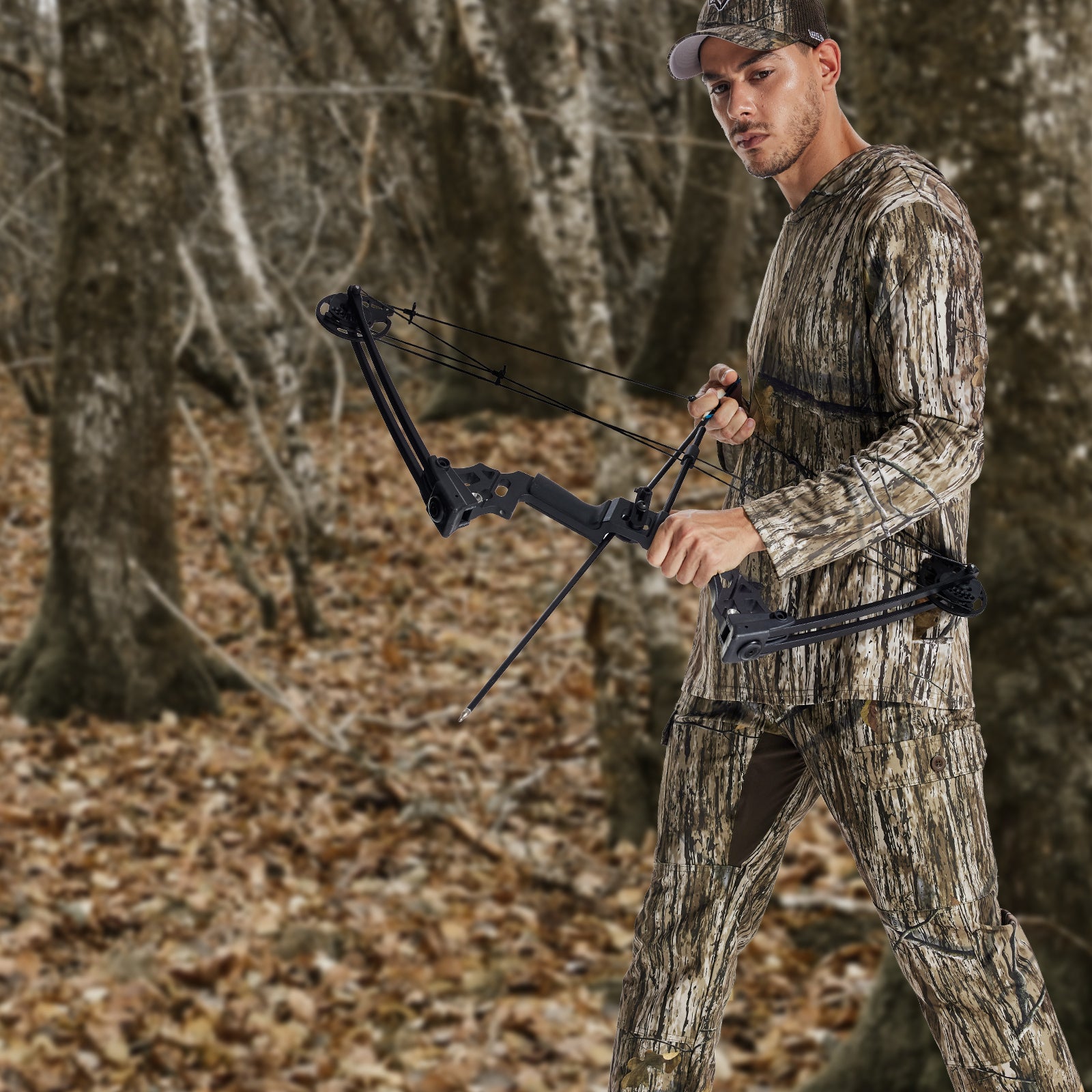 LOOGU Camo Hunting Pants 7 Pockets H30