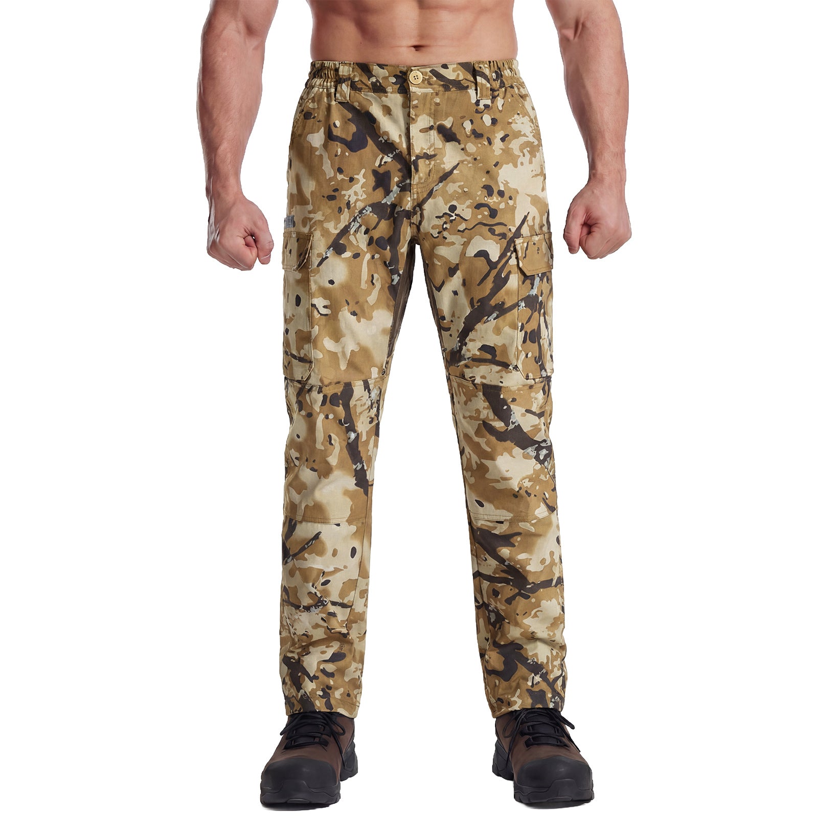 LOOGU Camo Hunting Pants 7 Pockets H30