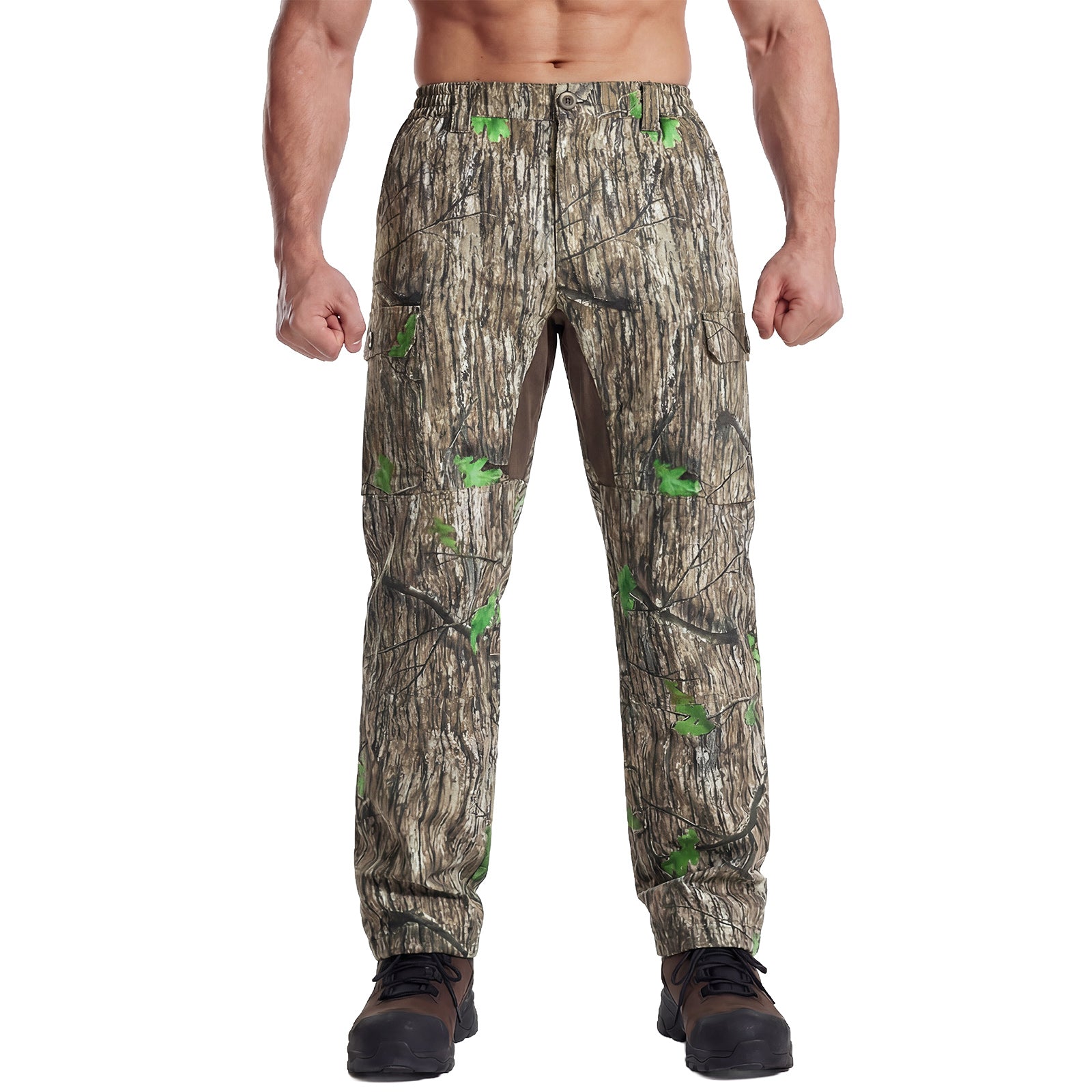 LOOGU Camo Hunting Pants 7 Pockets H30