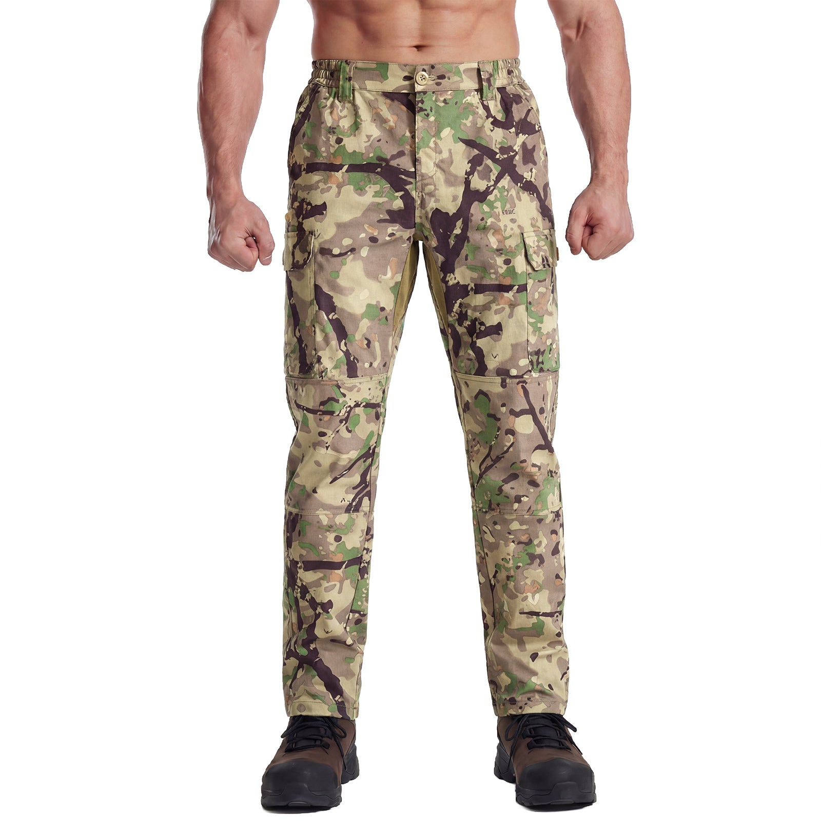 LOOGU Camo Hunting Pants 7 Pockets H30