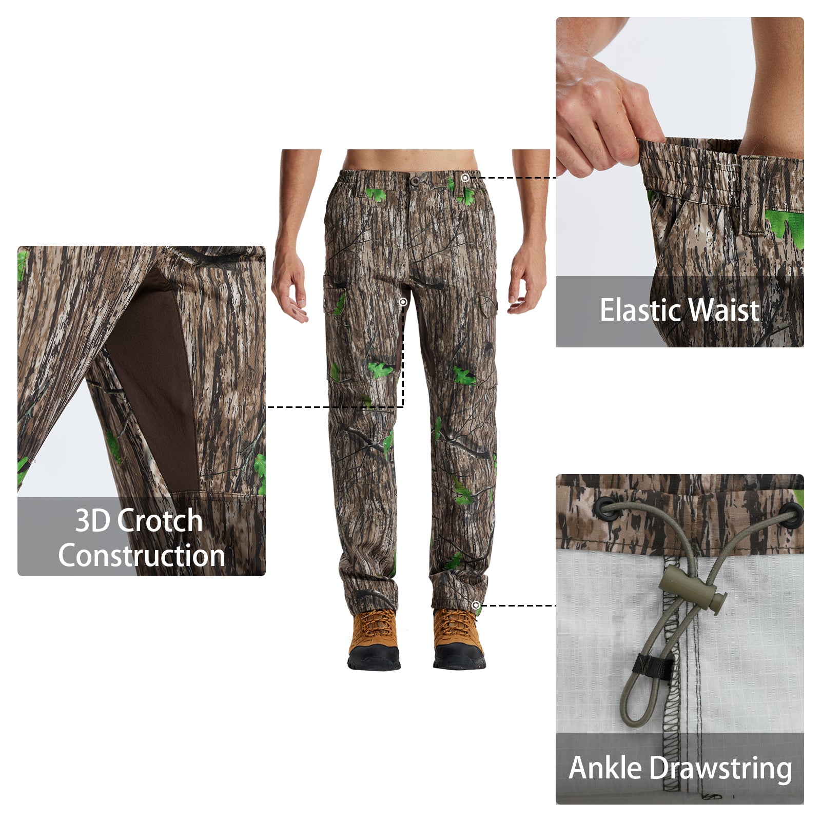 LOOGU Men's 7-Pocket Turkey Hunting Pant ENTS H30