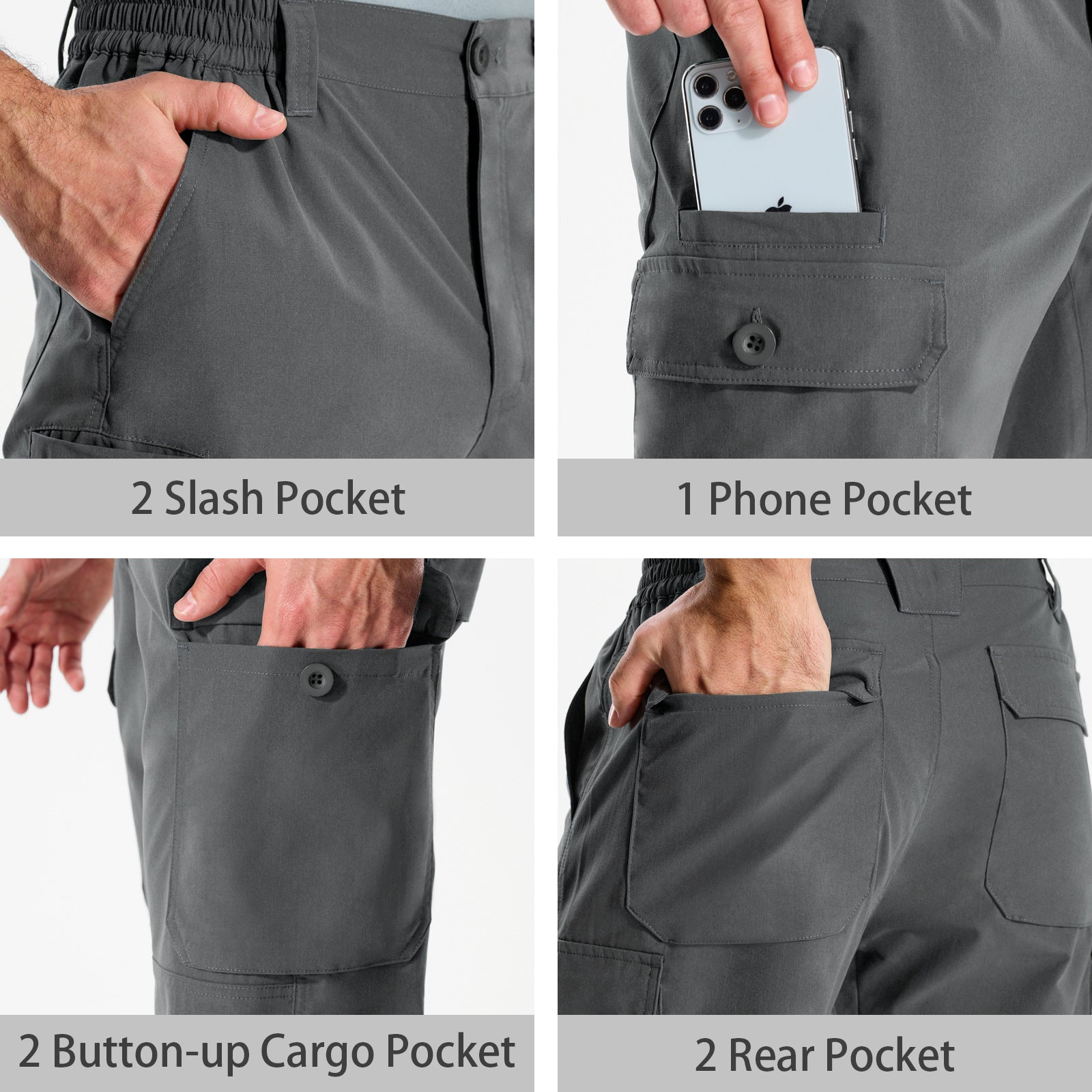 LOOGU Workwear Pants 7 Pockets H30