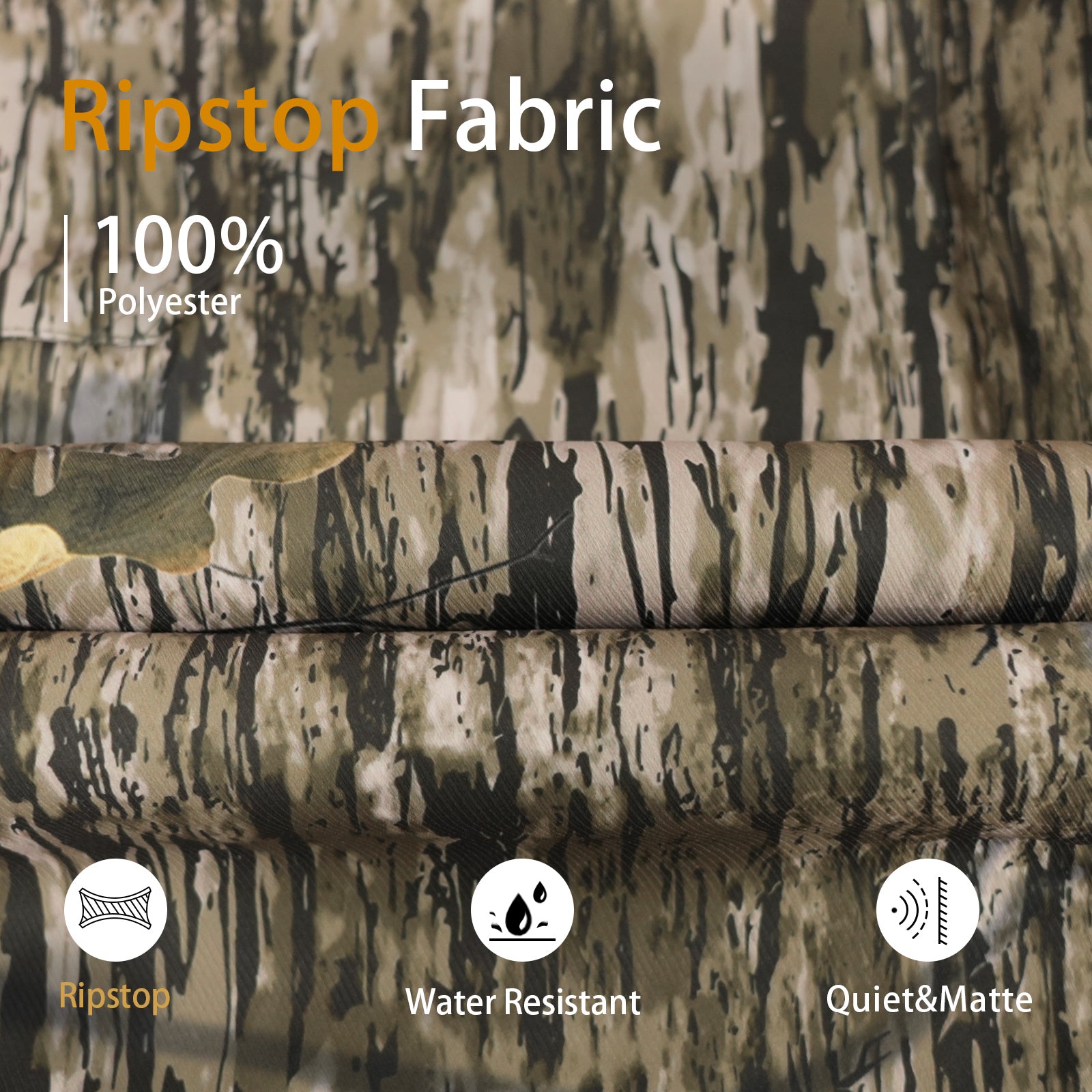 LOOGU Camo Hunting Pants 7 Pockets H30