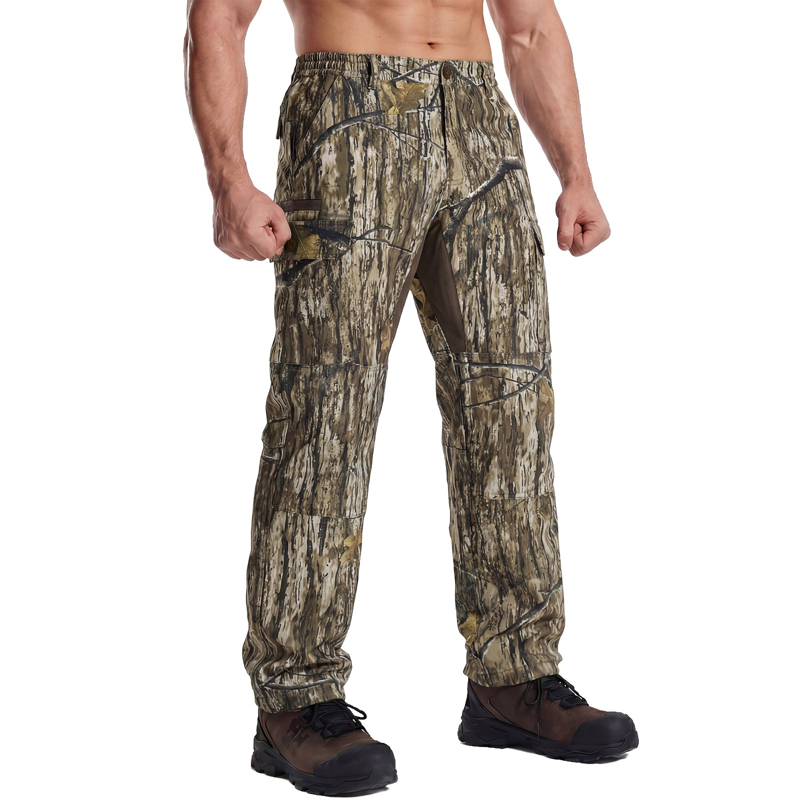 LOOGU Camo Hunting Pants 7 Pockets H30