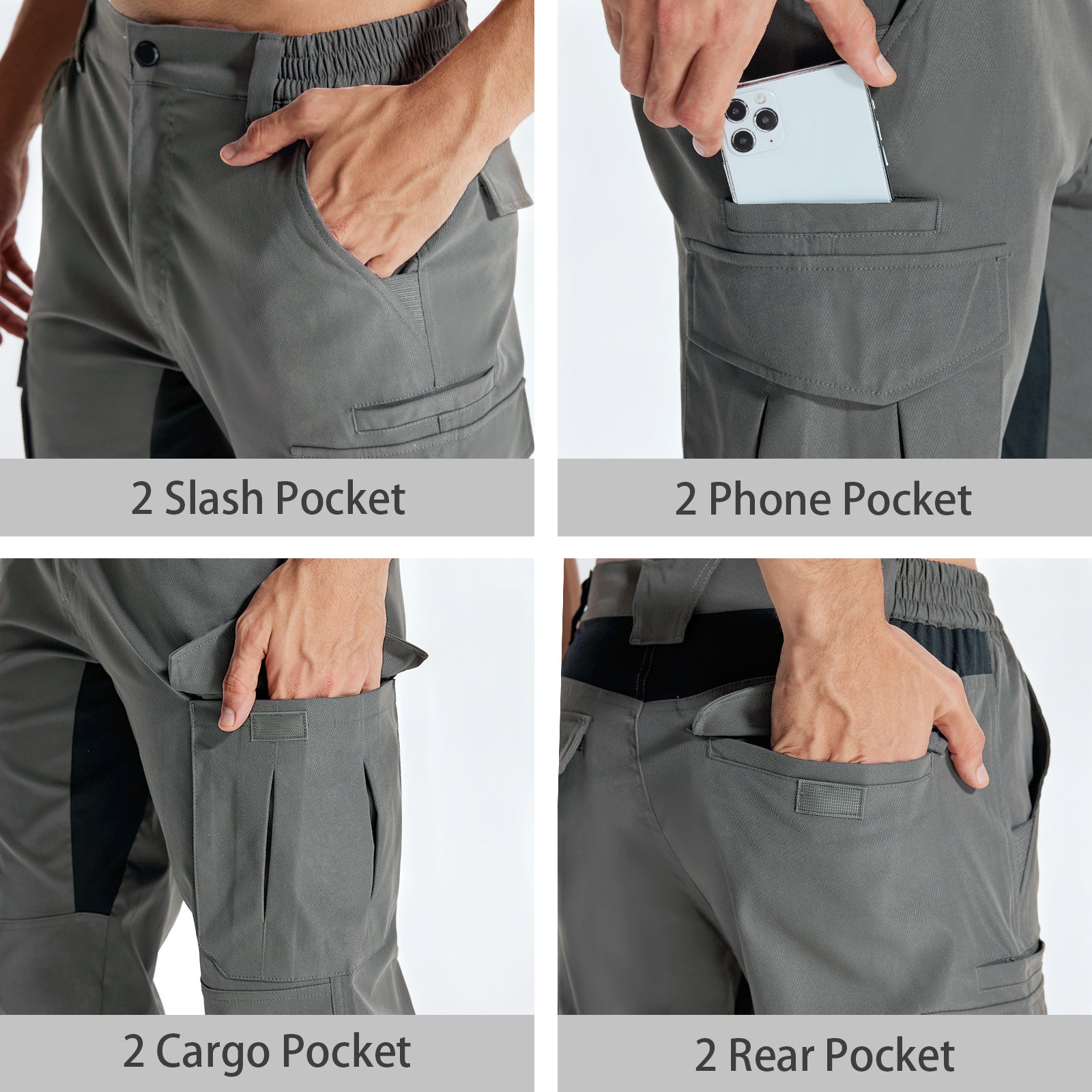 LOOGU Tactical 8-Pocket Workwear Pant H61