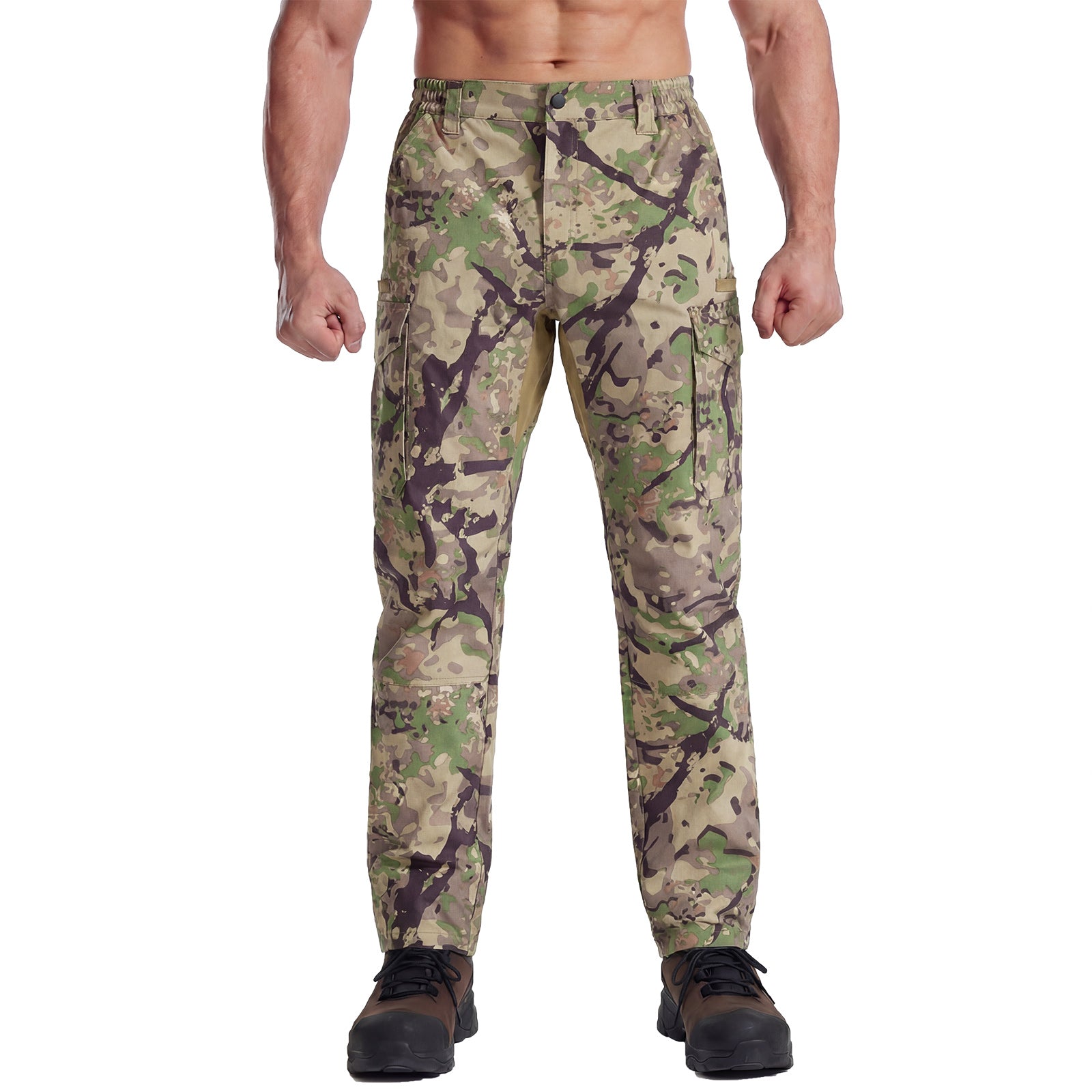 LOOGU Camo Hunting Pants 8 Pockets H61