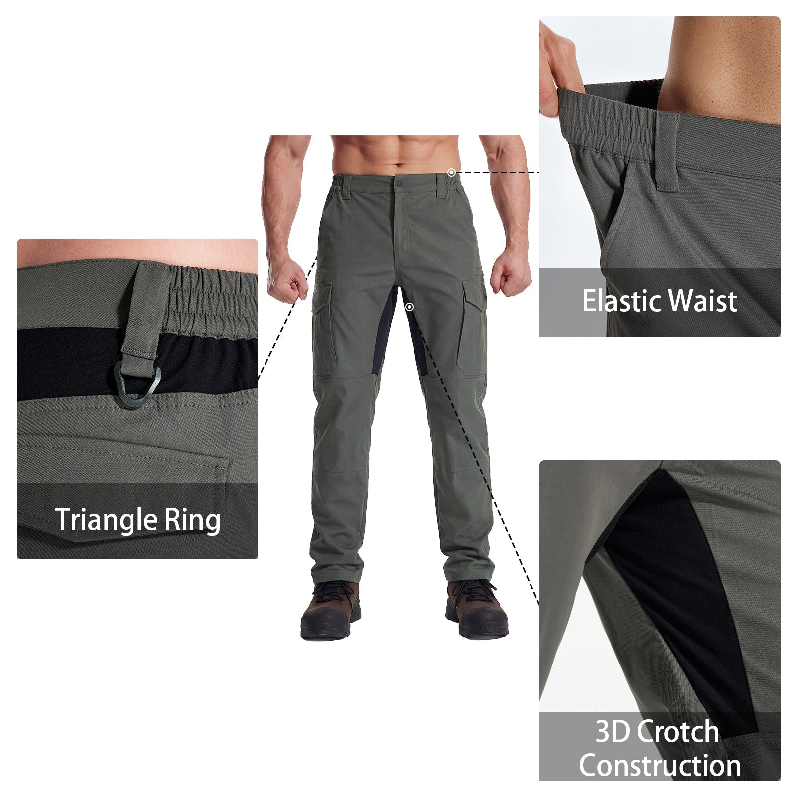 LOOGU Tactical 8-Pocket Workwear Pant H61