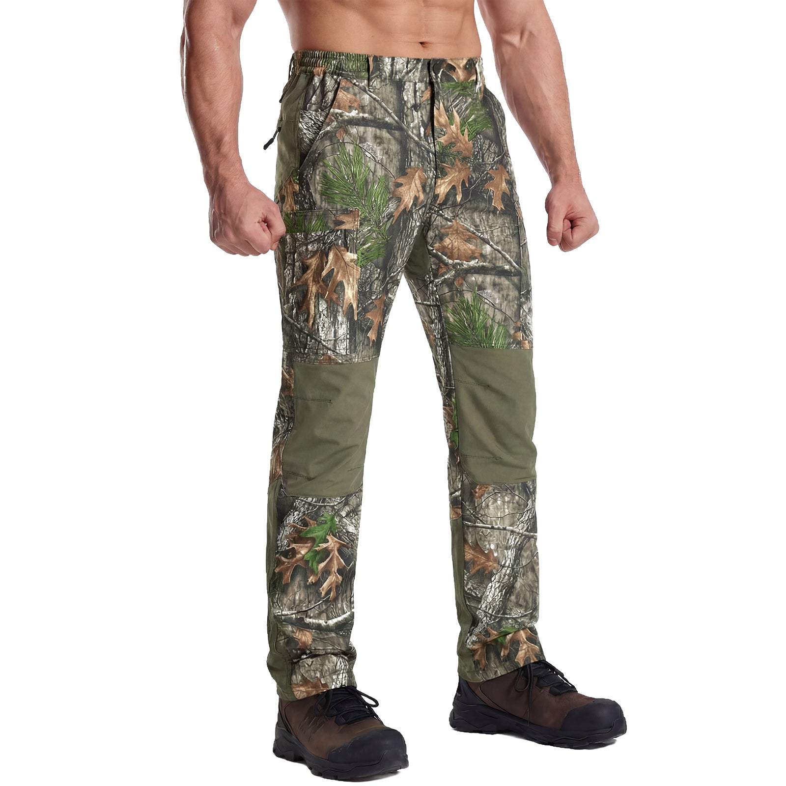 LOOGU Camo Hunting Pants 7 Pockets H70