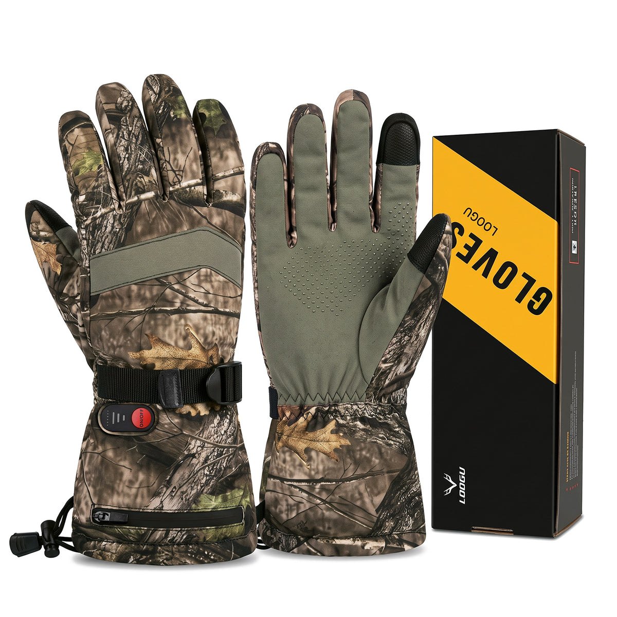 Heated Camo Hunting Gloves HG10