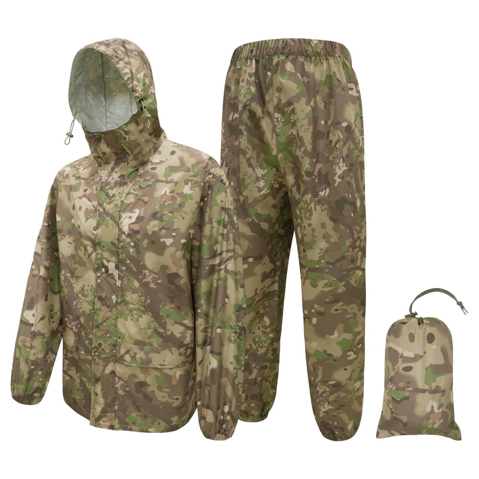 LOOGU camo rainsuit TPU SPRETTA Camo RS20
