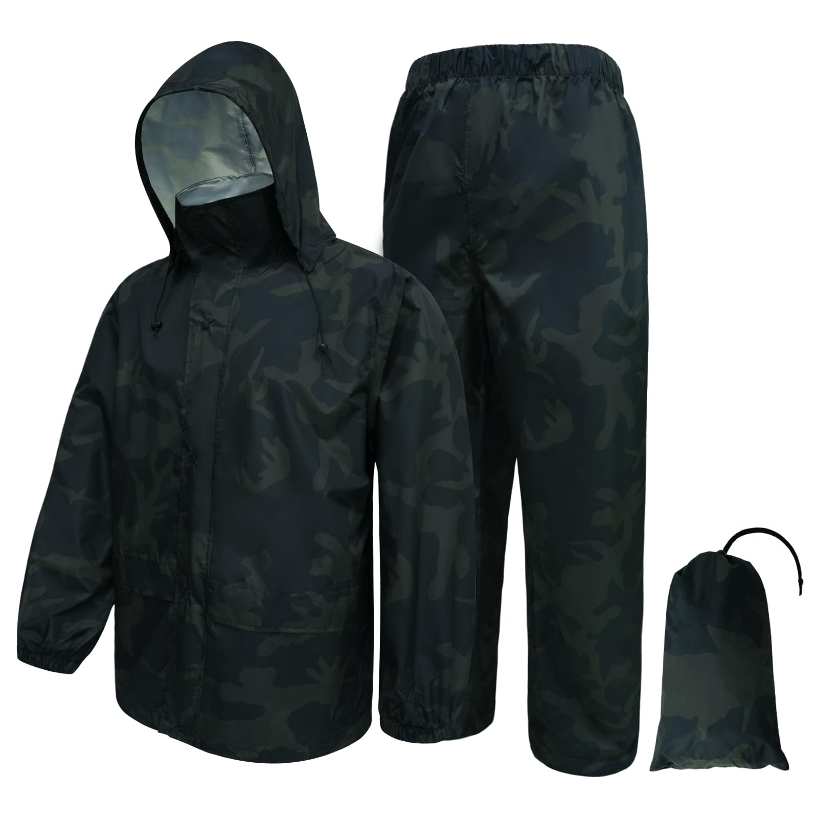 LOOGU camo rainsuit TPU RS20
