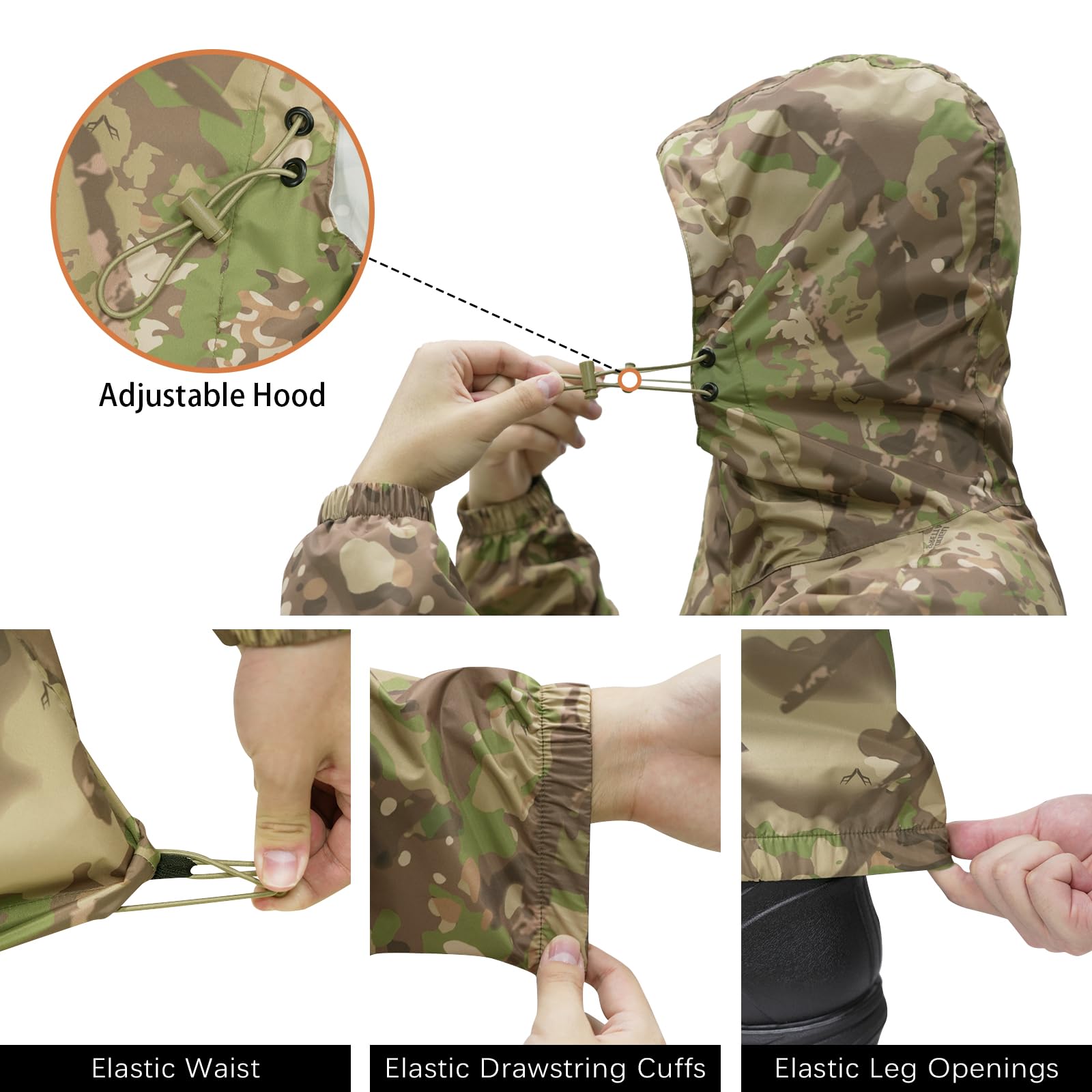 LOOGU camo rainsuit TPU SPRETTA Camo RS20