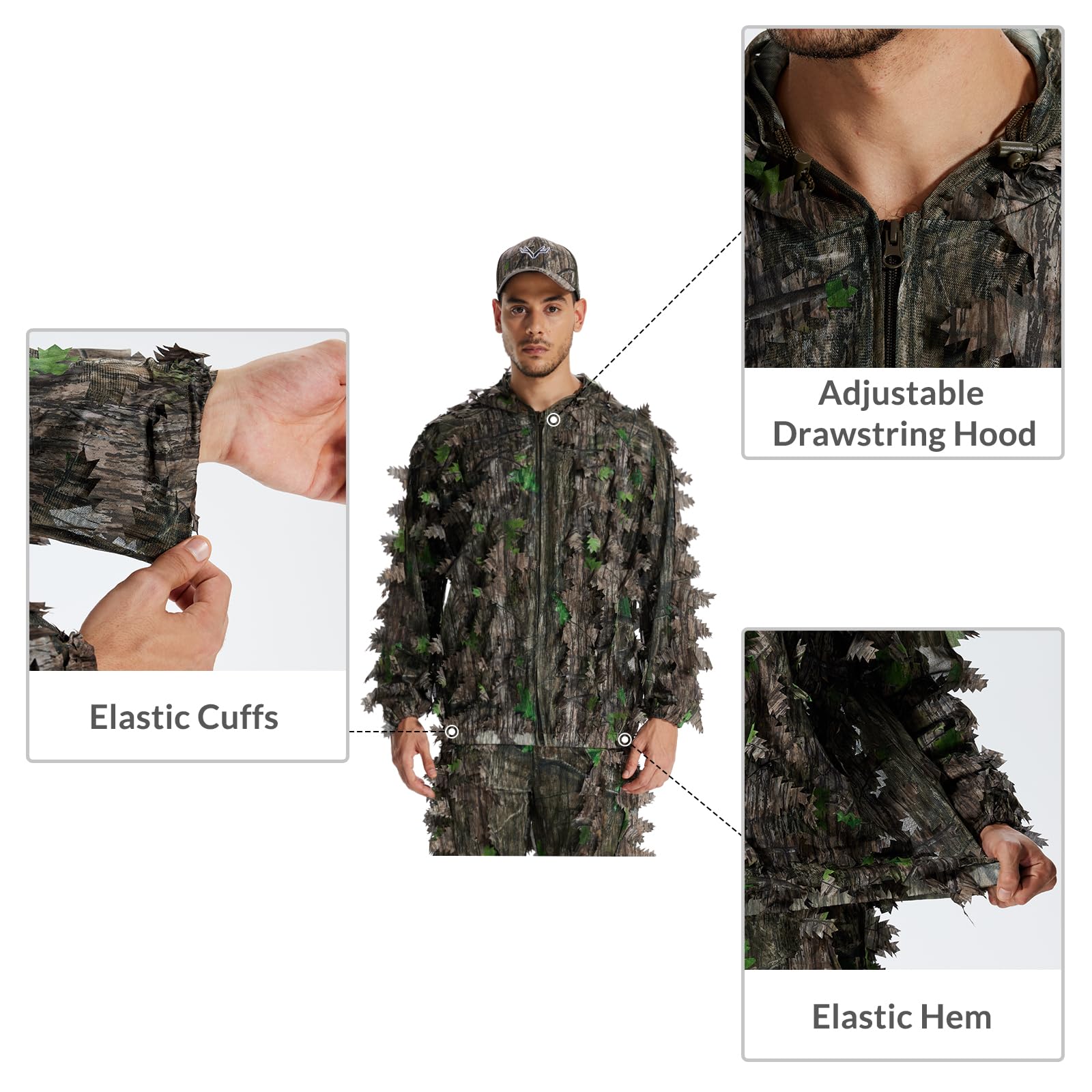 LOOGU Hunting Ghillie Suit ENTS Camo