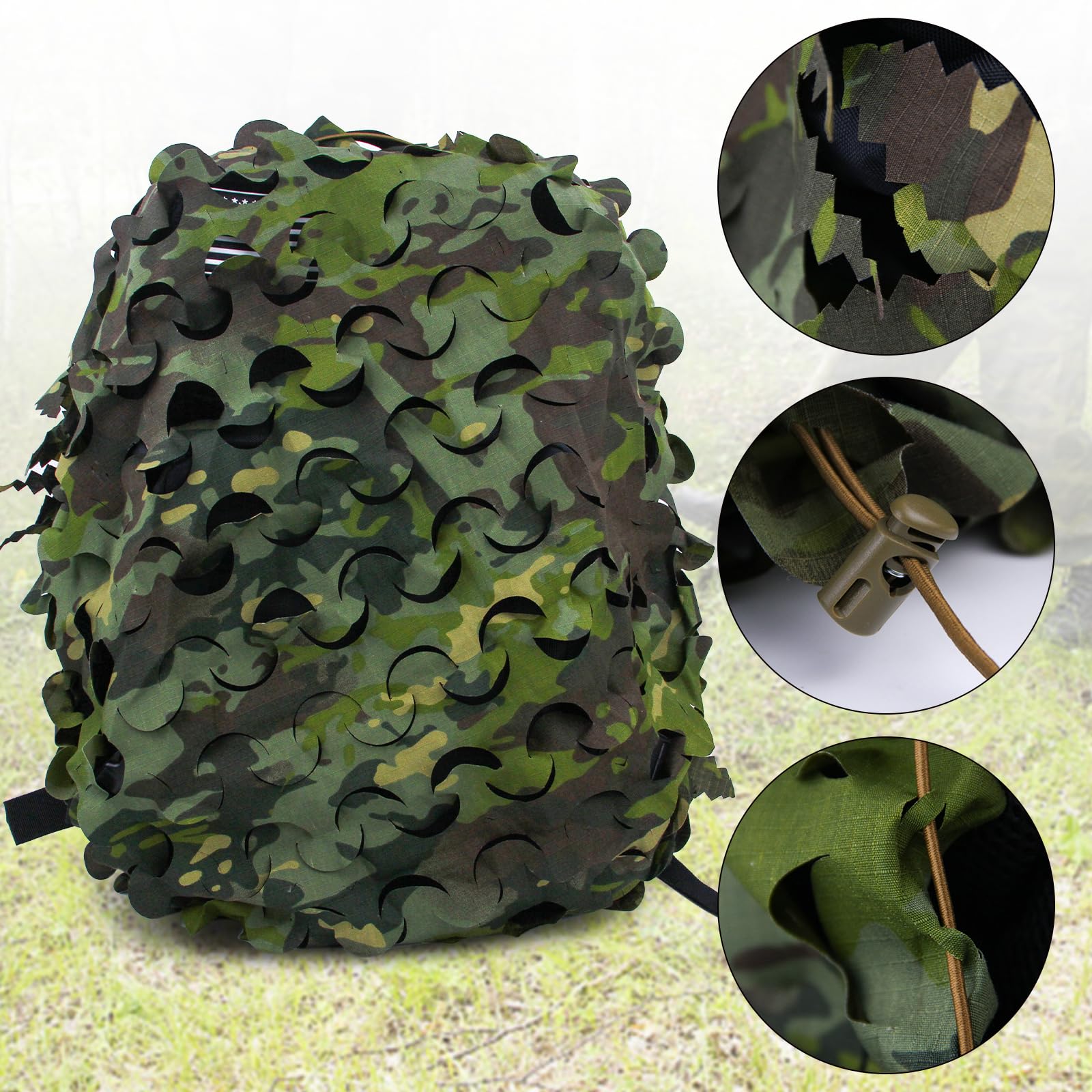 LOOGU Camo Tactical Backpack Cover