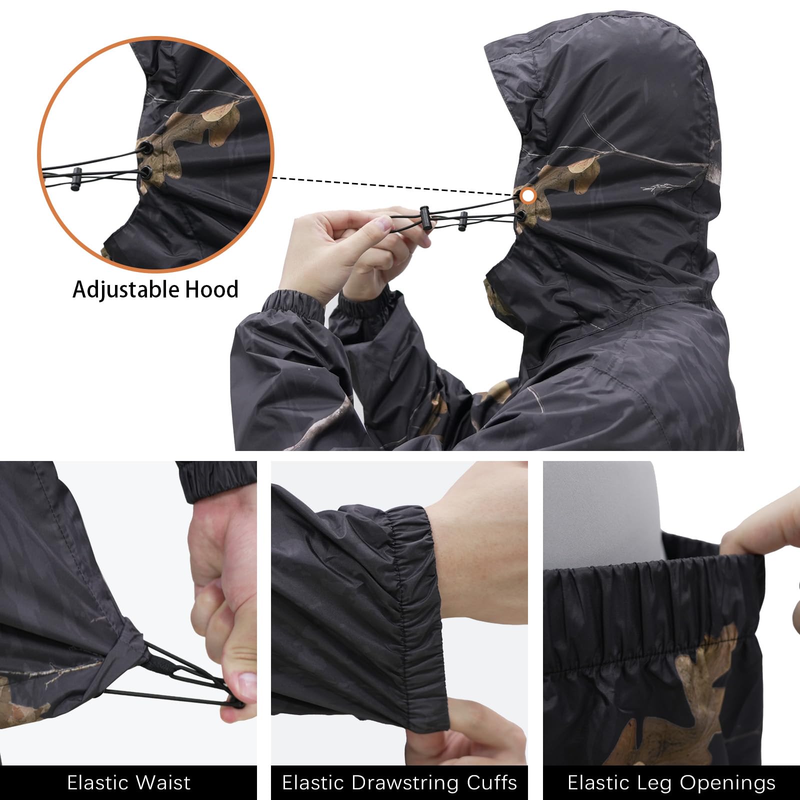 LOOGU ENTS camo rainsuit TPU RS20