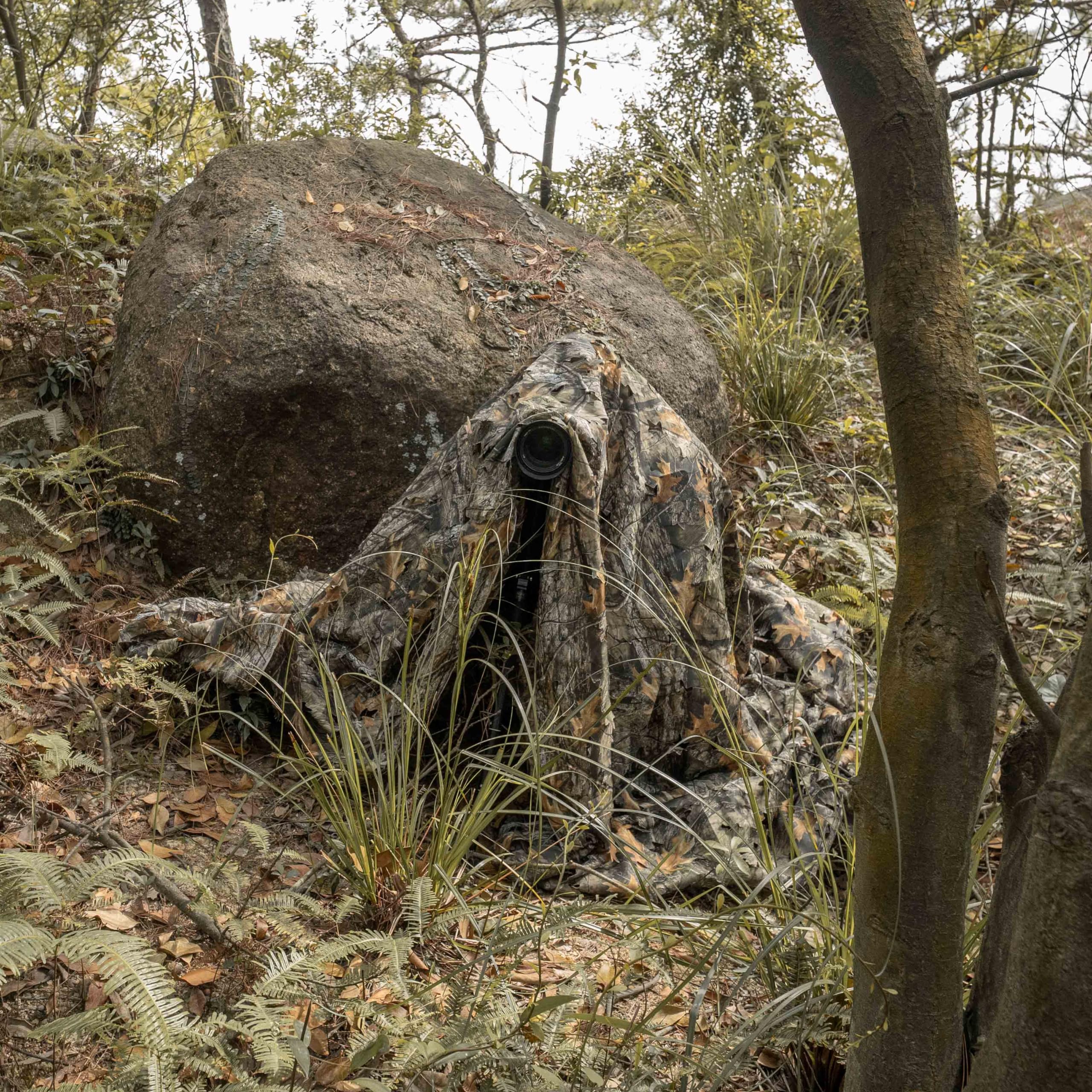 LOOGU Leaf cutting Nonwovens Camo Netting Super Tree Camo