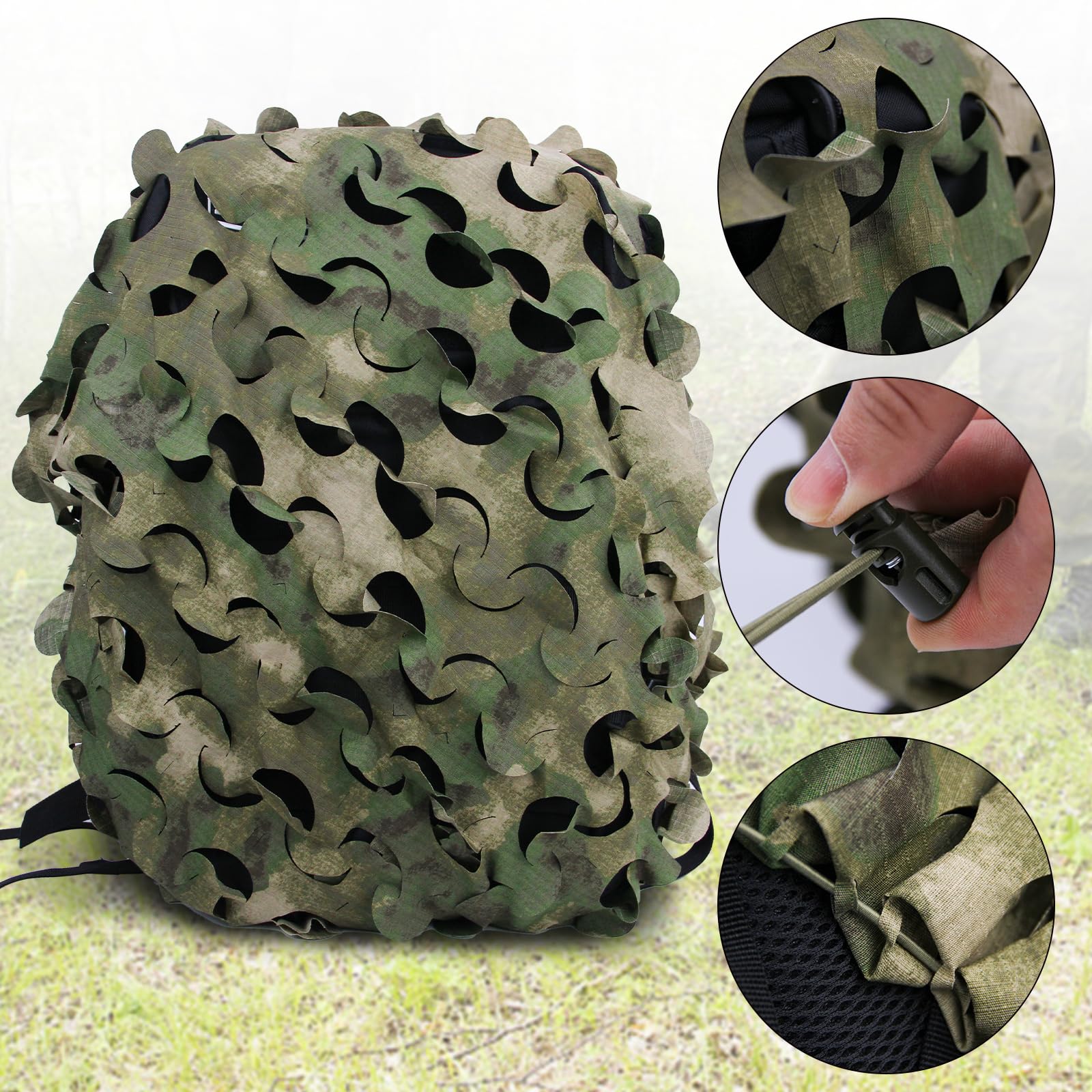 LOOGU Camo Tactical Backpack Cover