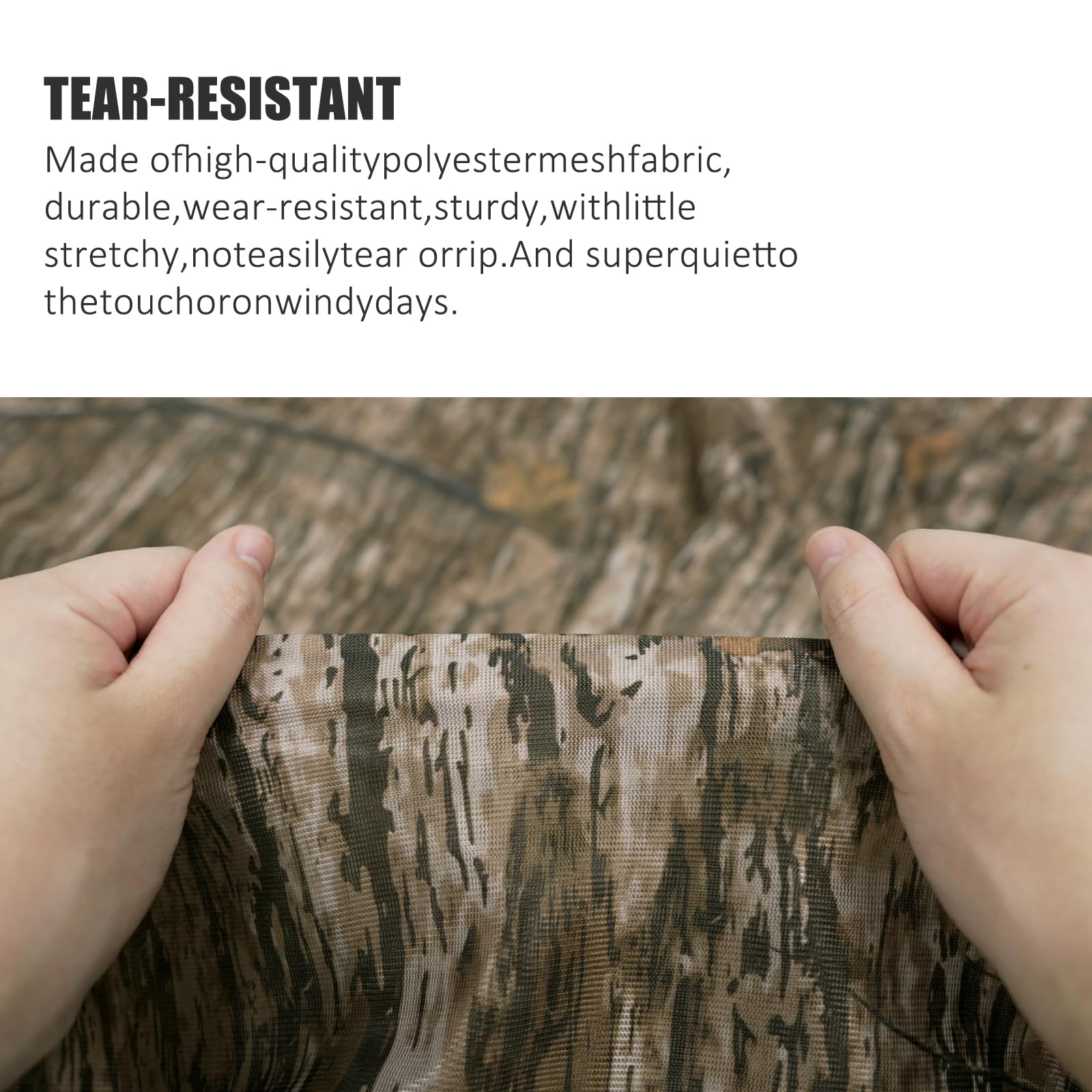 LOOGU Camo Netting Mesh Quiet Nets Ents Camo