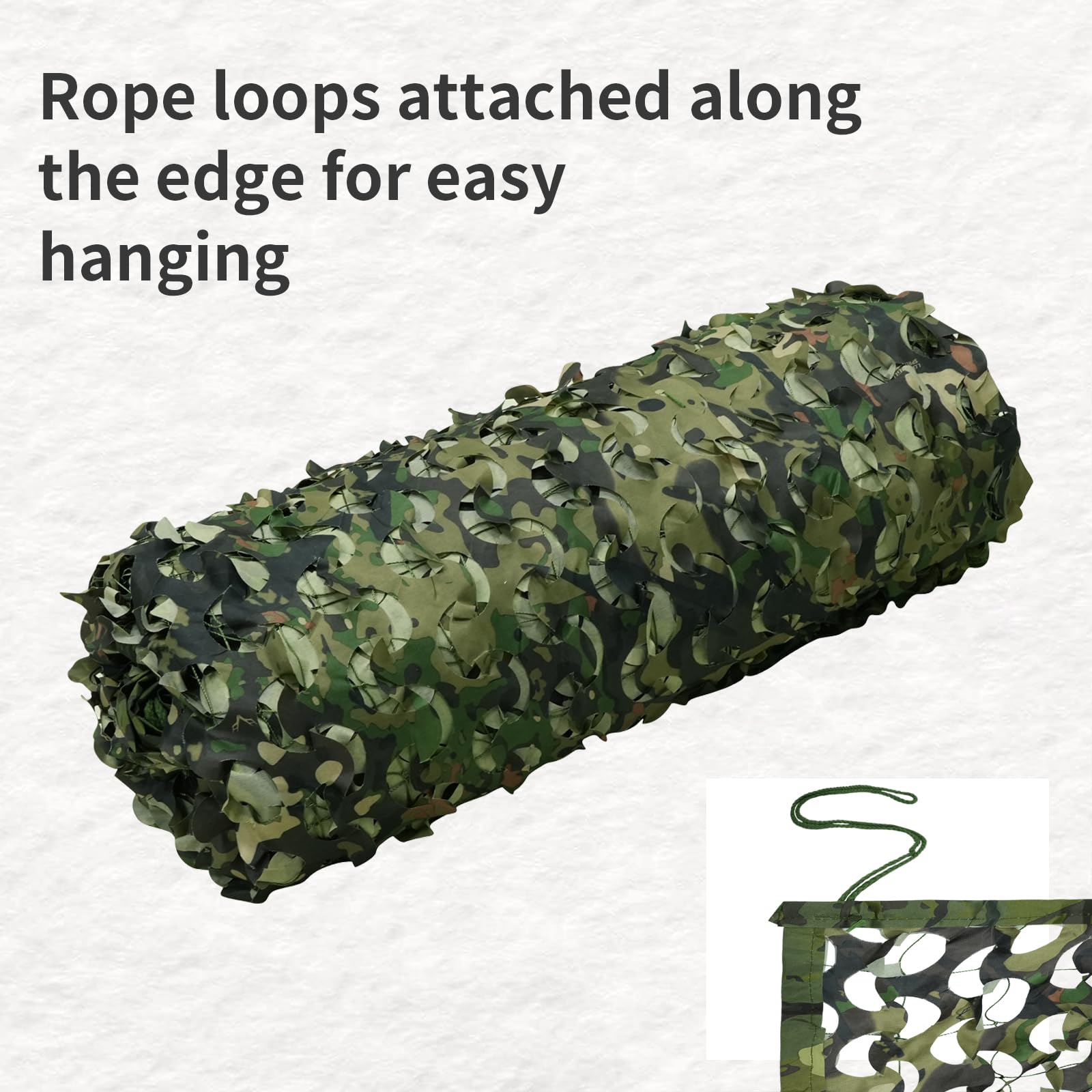 LOOGU Camping Military Hunting Camo Netting Spretta Camo