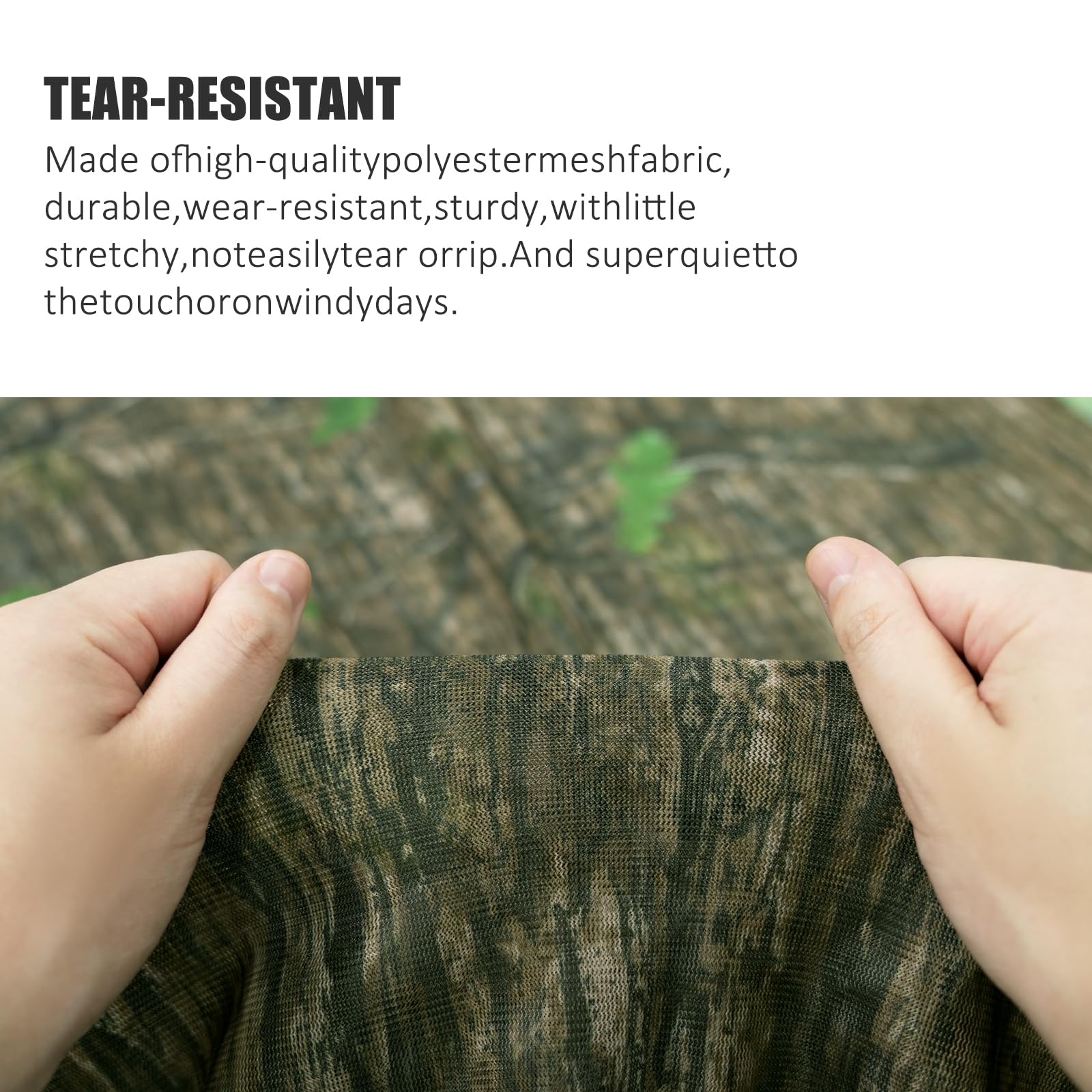 LOOGU Camo Netting Mesh Quiet Nets Ents Camo