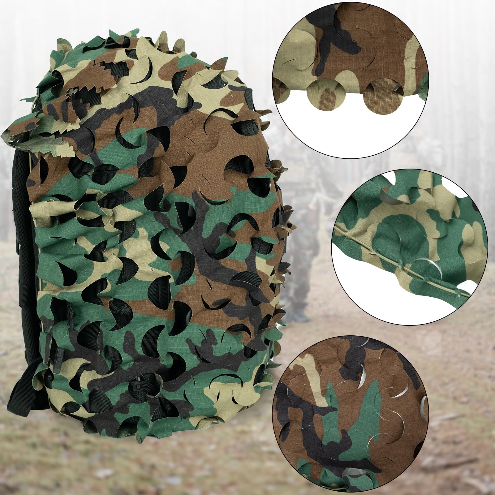 LOOGU Camo Tactical Backpack Cover
