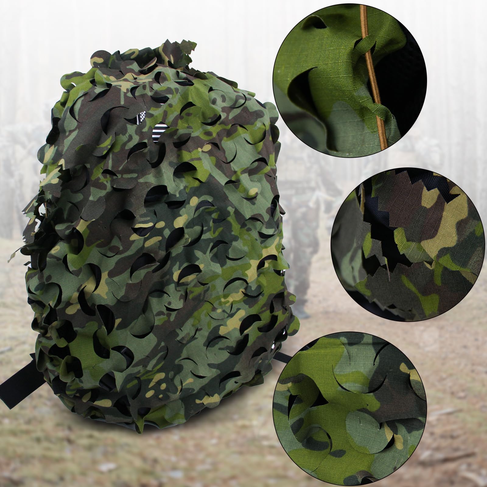 LOOGU Camo Tactical Backpack Cover