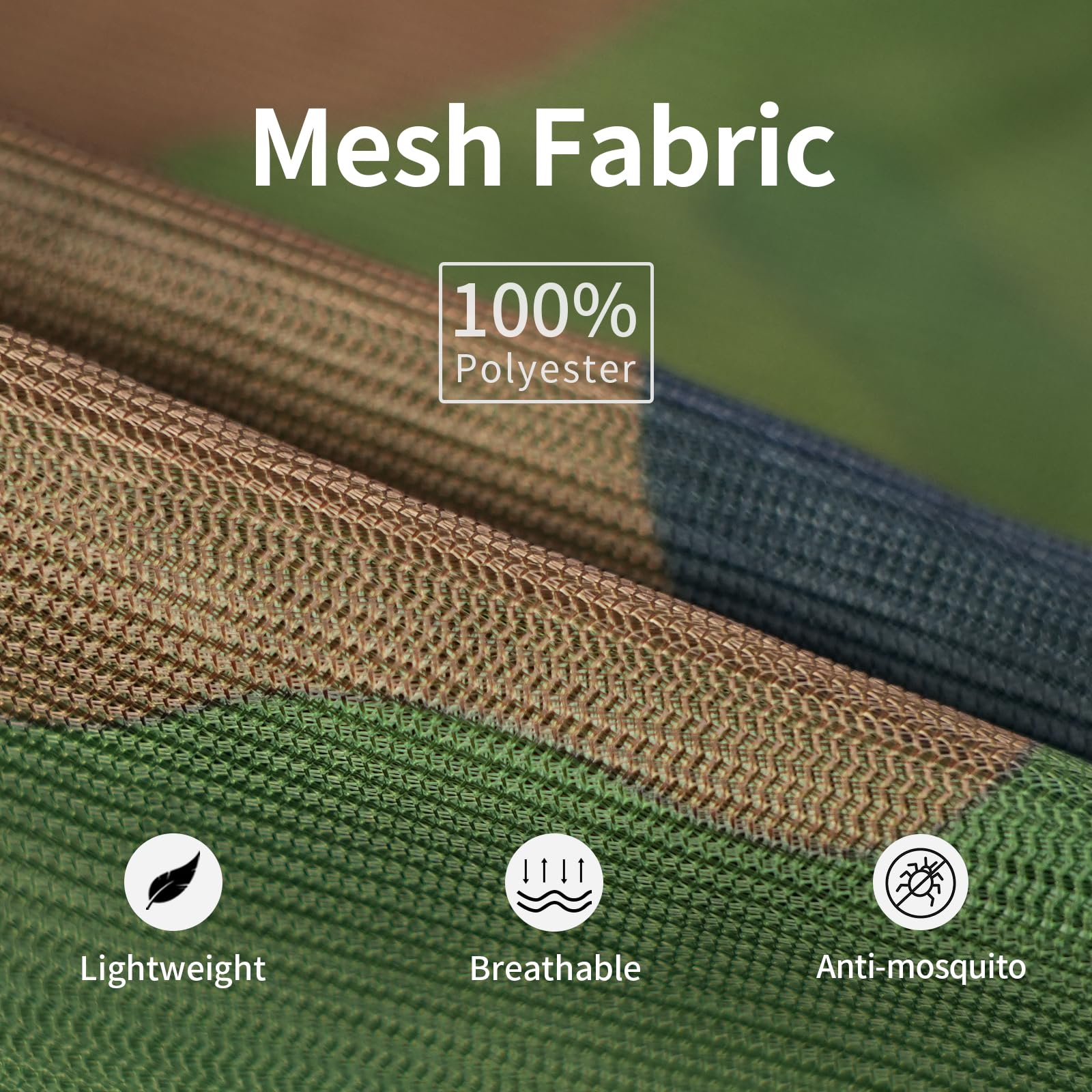 LOOGU Camo Netting Mesh Camouflage Net Bulk Roll Quiet Nets