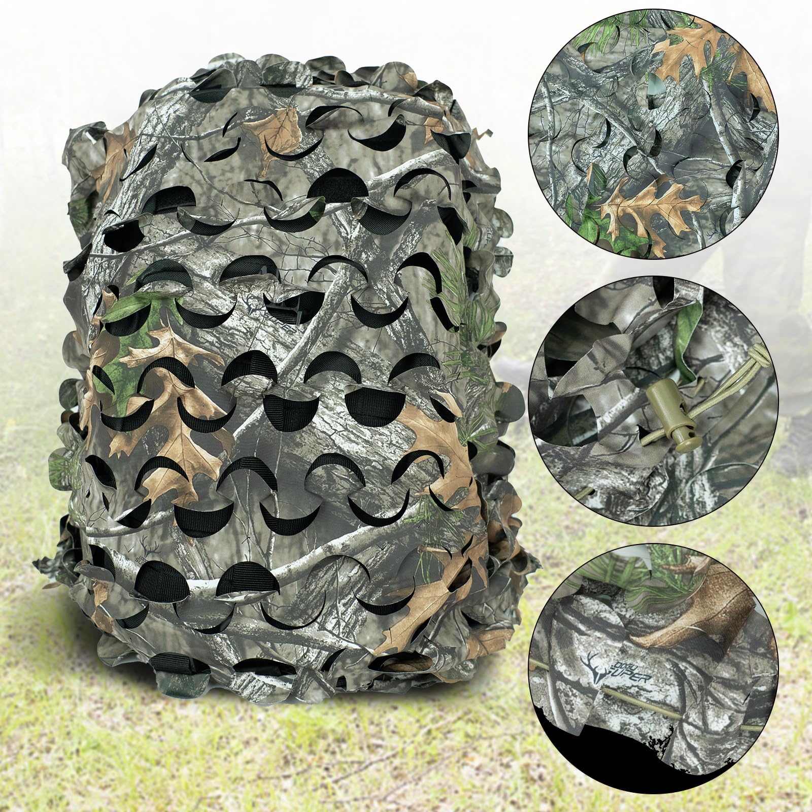 LOOGU Camo Tactical Backpack Cover