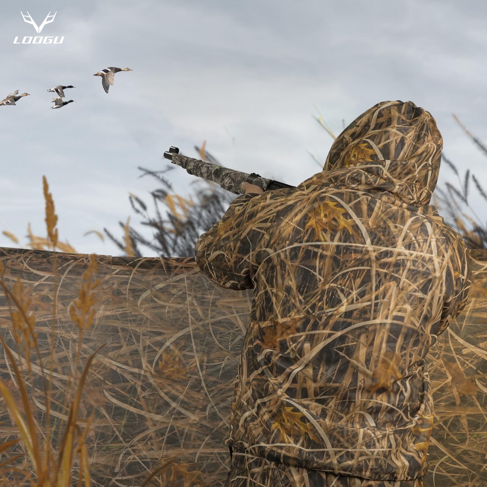 LOOGU Camo Mosquito Suits