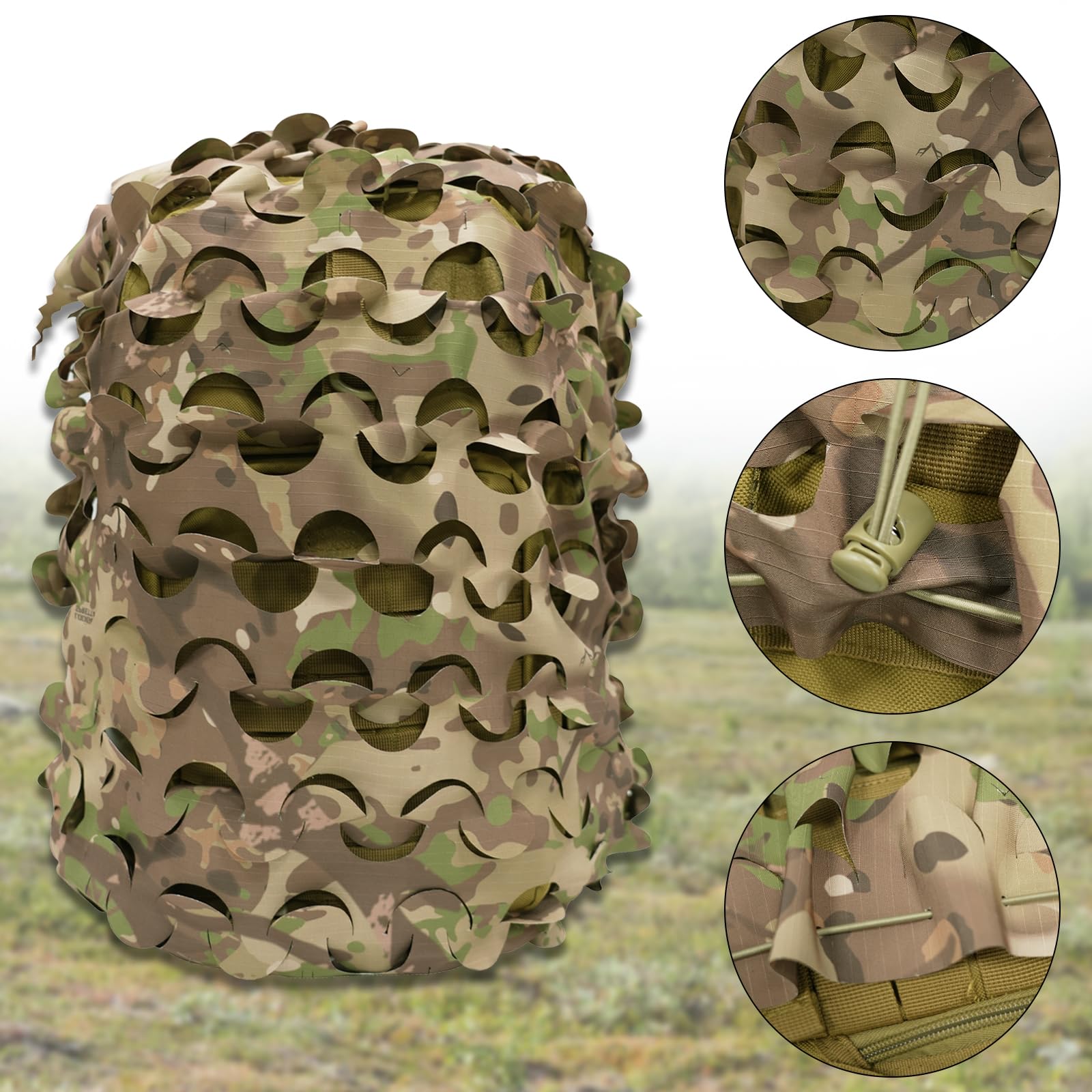 LOOGU Camo Tactical Backpack Cover