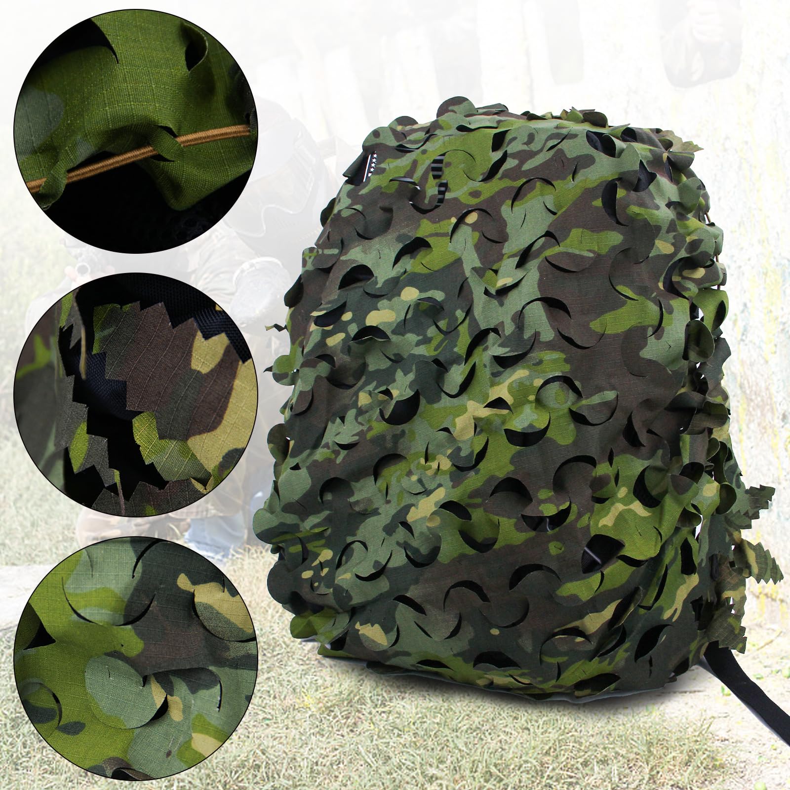 LOOGU Camo Tactical Backpack Cover