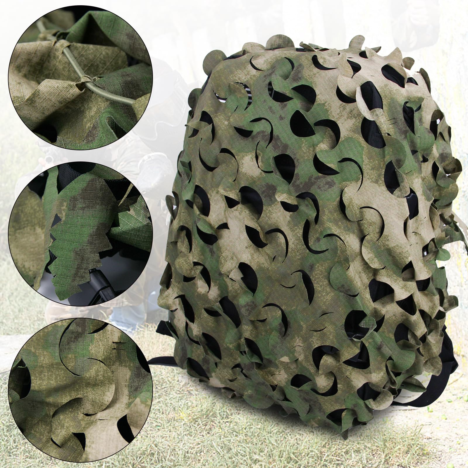 LOOGU Camo Tactical Backpack Cover
