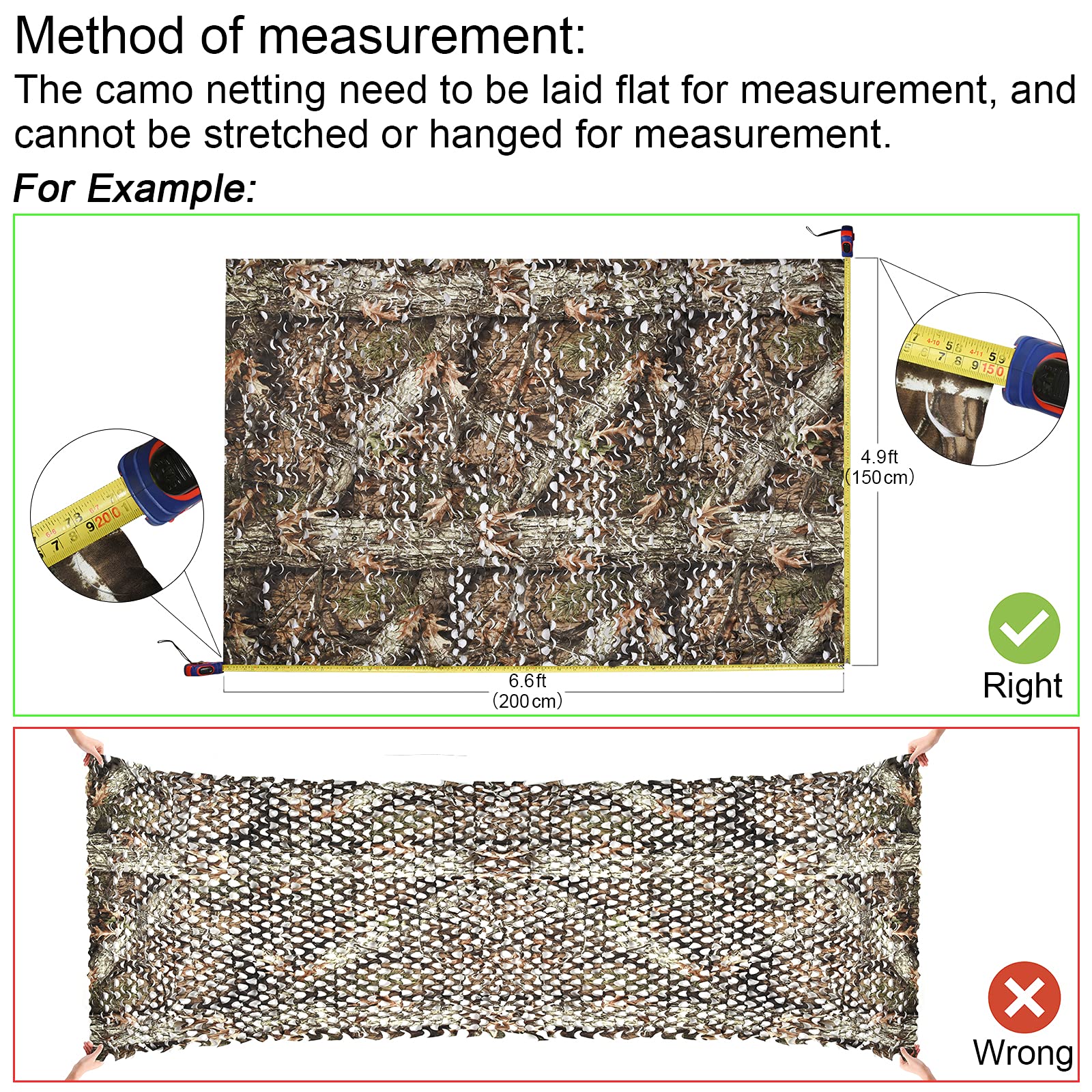 LOOGU Hunting Camo Netting With Polyester DTY 190T
