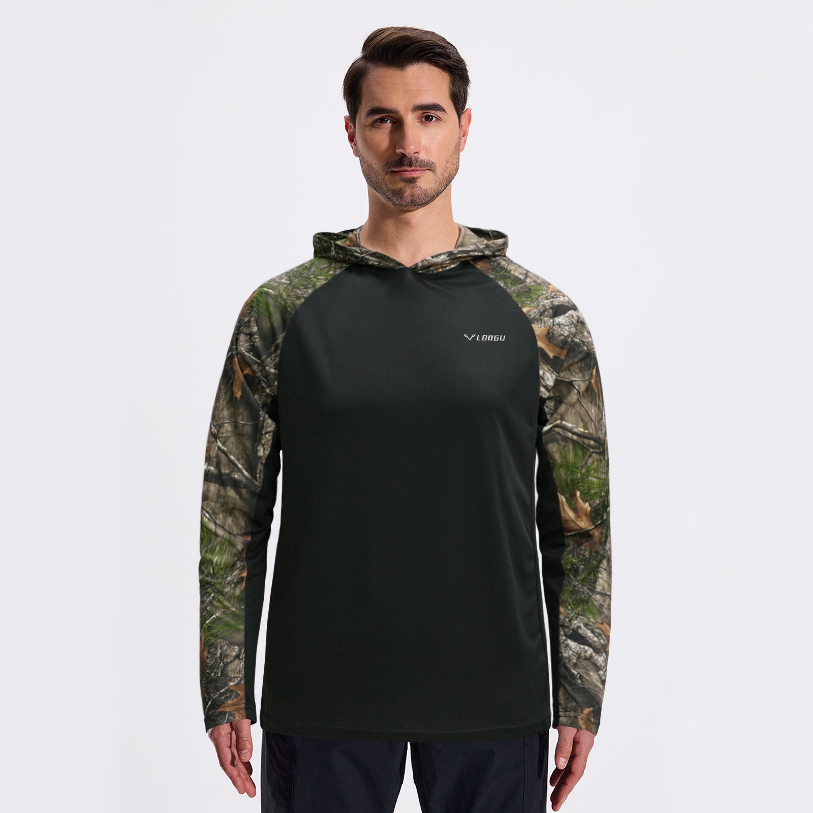 LOOGU Outdoor Leisure Hoodie Long Sleeve Shirt T73