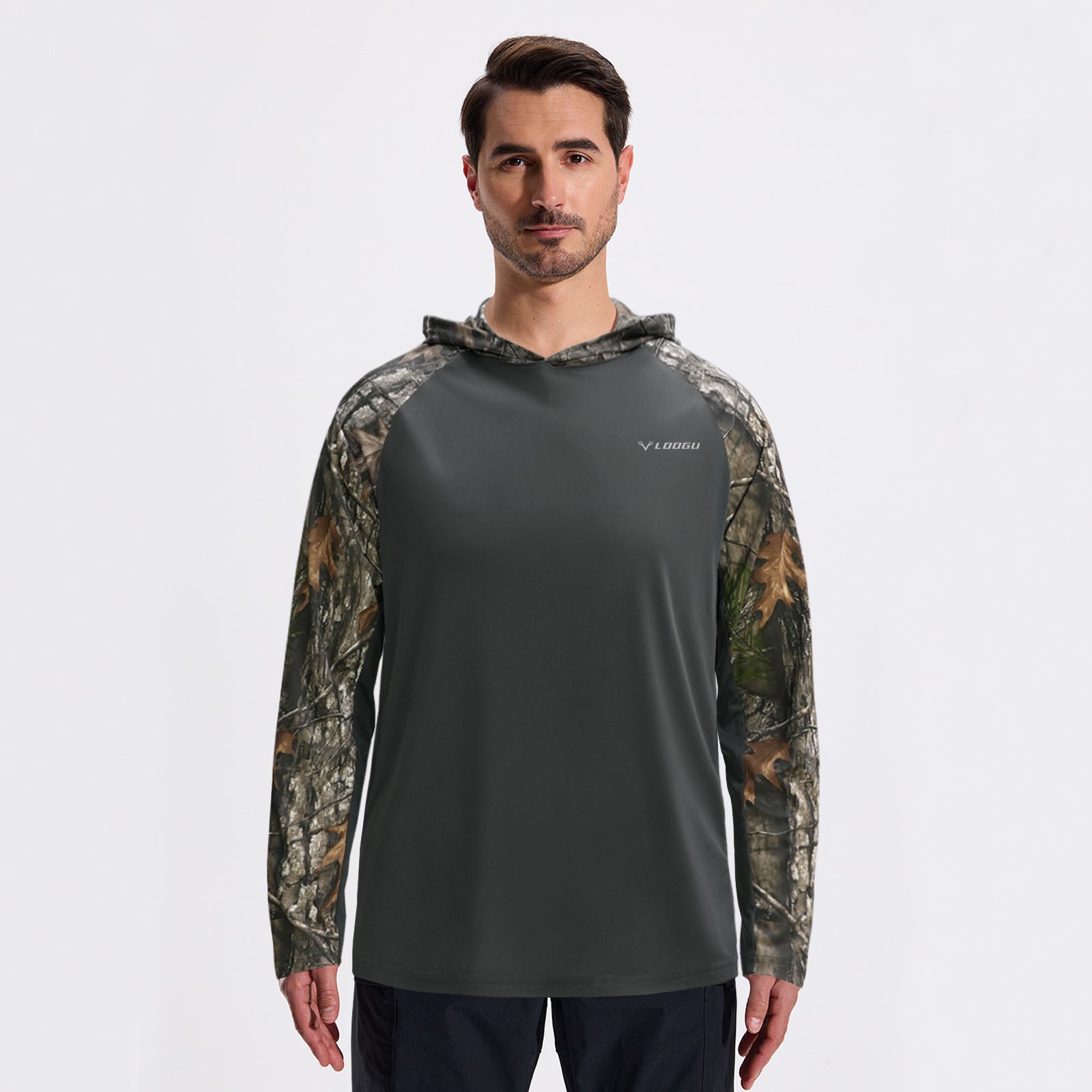 LOOGU Outdoor Leisure Hoodie Long Sleeve Shirt T73