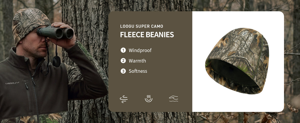 Fleece-Lined Camo Beanie B09 — Product details