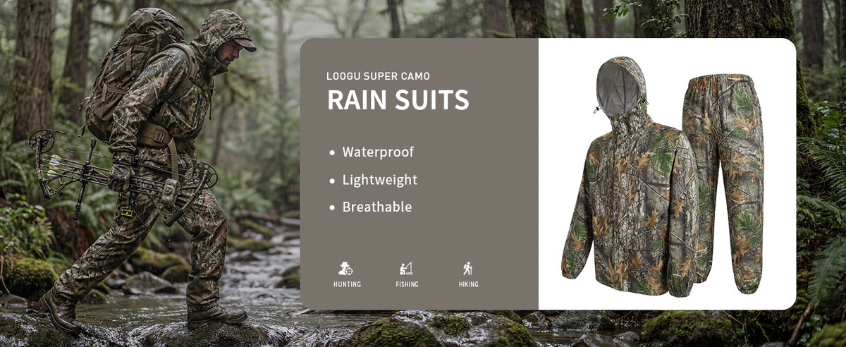 Lightweight Camo Rain Suit RS20 — Product details