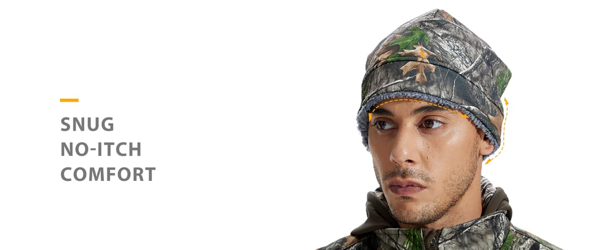 Reversible Fleece Beanie B11 — Snug fit