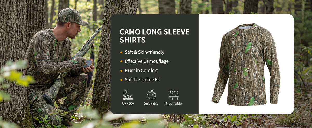 Lightweight Camo Hunting Shirt T20 — Product details